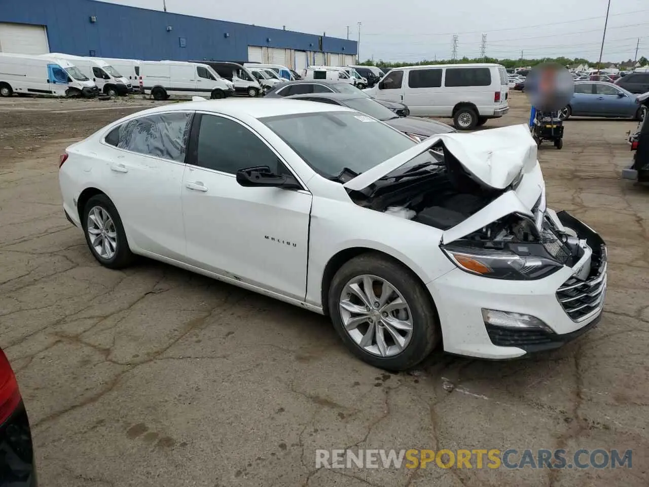 4 Photograph of a damaged car 1G1ZD5ST2NF132934 CHEVROLET MALIBU 2022
