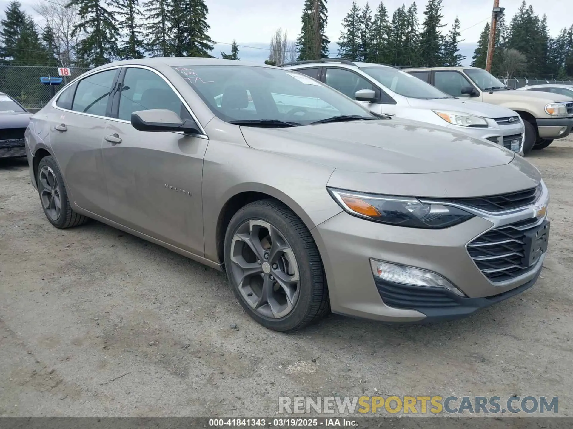 1 Photograph of a damaged car 1G1ZD5ST2NF139303 CHEVROLET MALIBU 2022