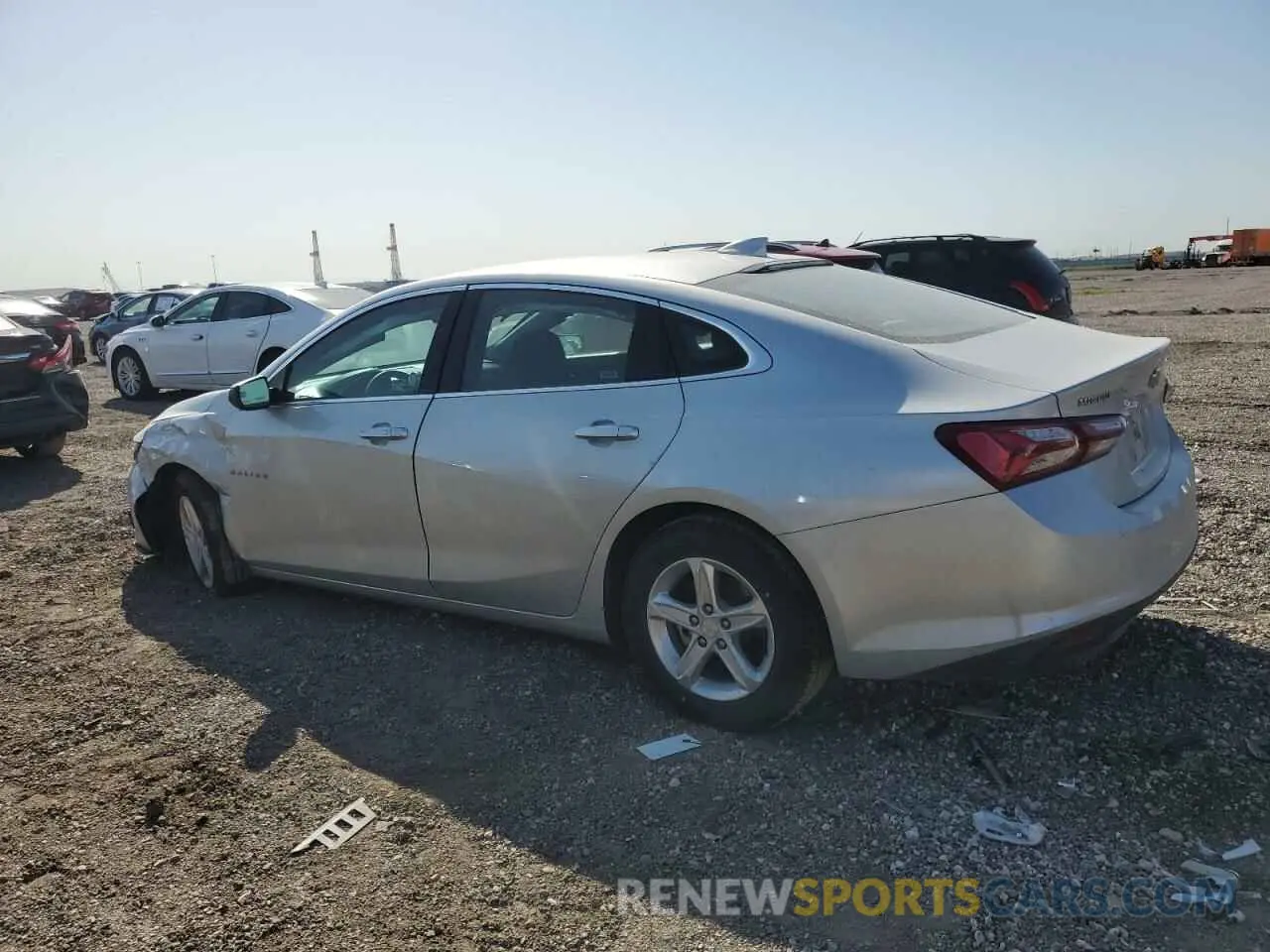 2 Photograph of a damaged car 1G1ZD5ST2NF147448 CHEVROLET MALIBU 2022