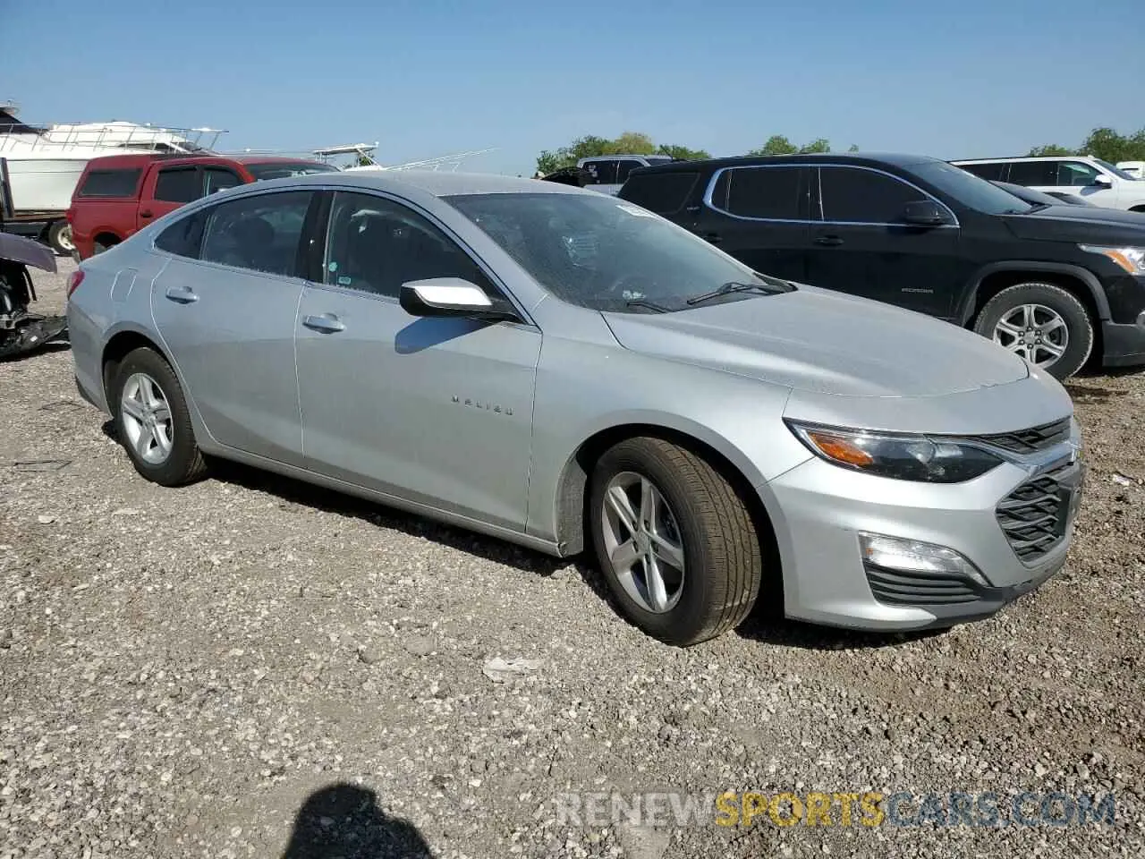 4 Photograph of a damaged car 1G1ZD5ST2NF147448 CHEVROLET MALIBU 2022