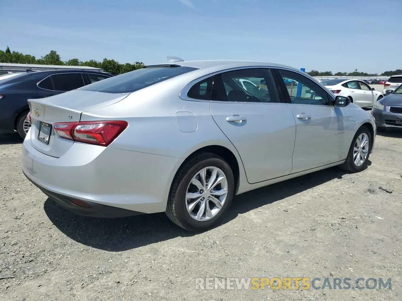 3 Photograph of a damaged car 1G1ZD5ST2NF149006 CHEVROLET MALIBU 2022