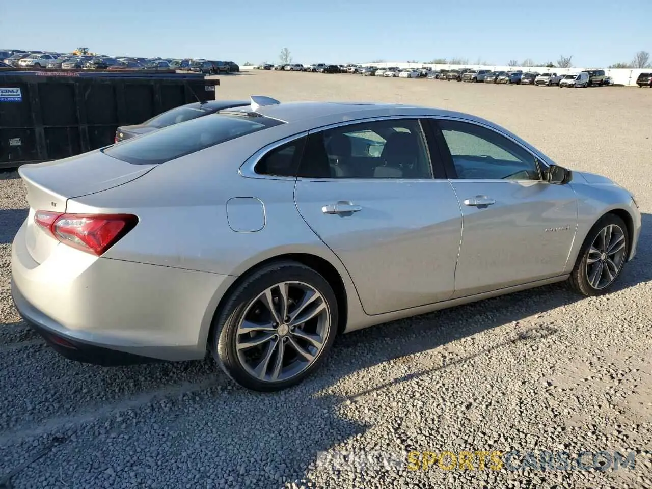 3 Photograph of a damaged car 1G1ZD5ST2NF163052 CHEVROLET MALIBU 2022