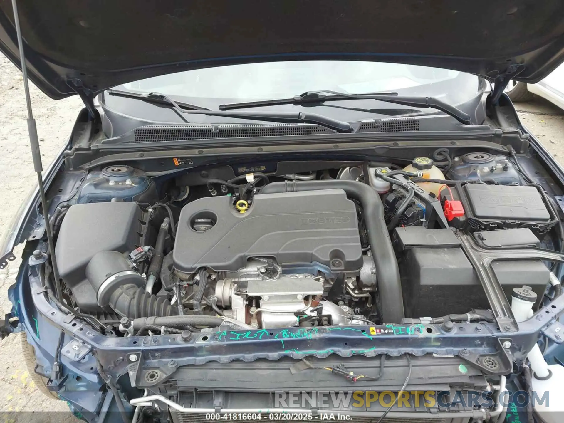 10 Photograph of a damaged car 1G1ZD5ST2NF169319 CHEVROLET MALIBU 2022