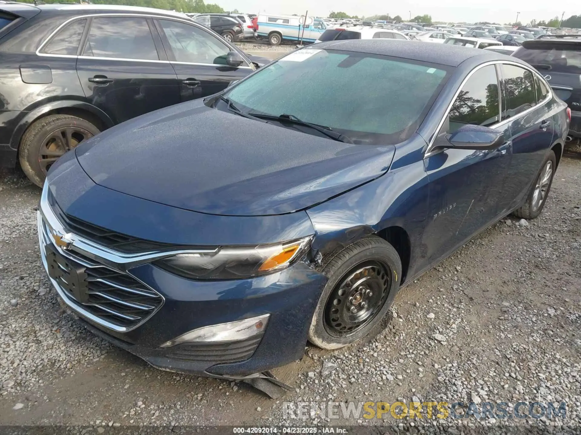 2 Photograph of a damaged car 1G1ZD5ST2NF169353 CHEVROLET MALIBU 2022