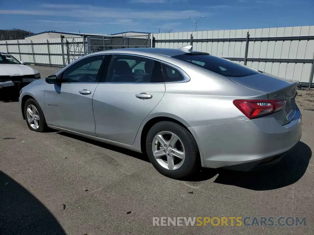 2 Photograph of a damaged car 1G1ZD5ST2NF173175 CHEVROLET MALIBU 2022