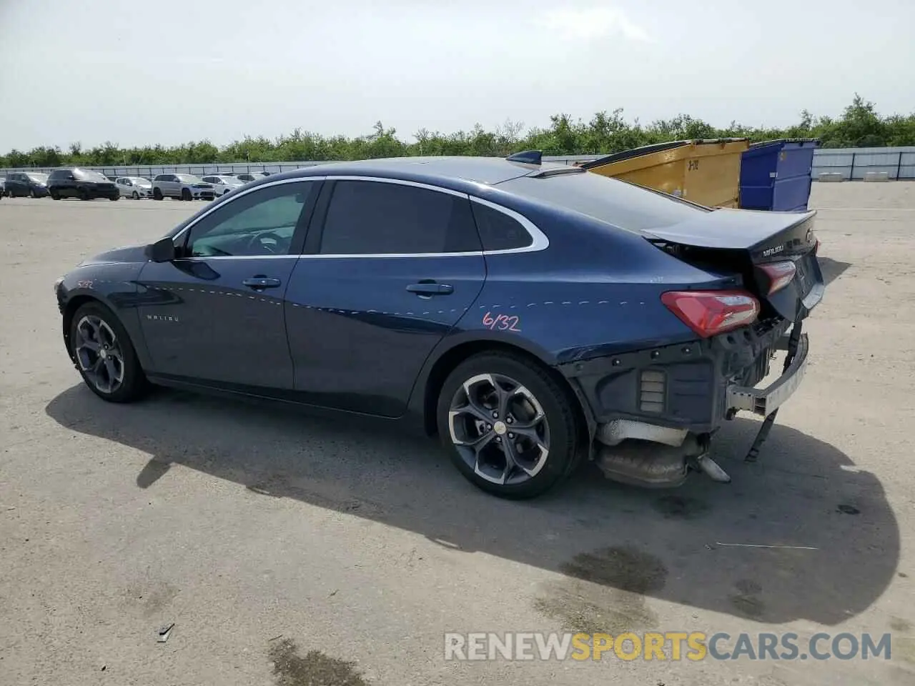 2 Photograph of a damaged car 1G1ZD5ST2NF176223 CHEVROLET MALIBU 2022