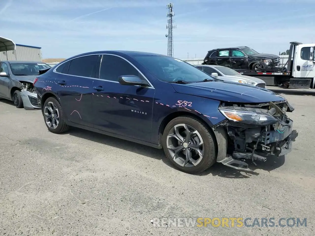 4 Photograph of a damaged car 1G1ZD5ST2NF176223 CHEVROLET MALIBU 2022