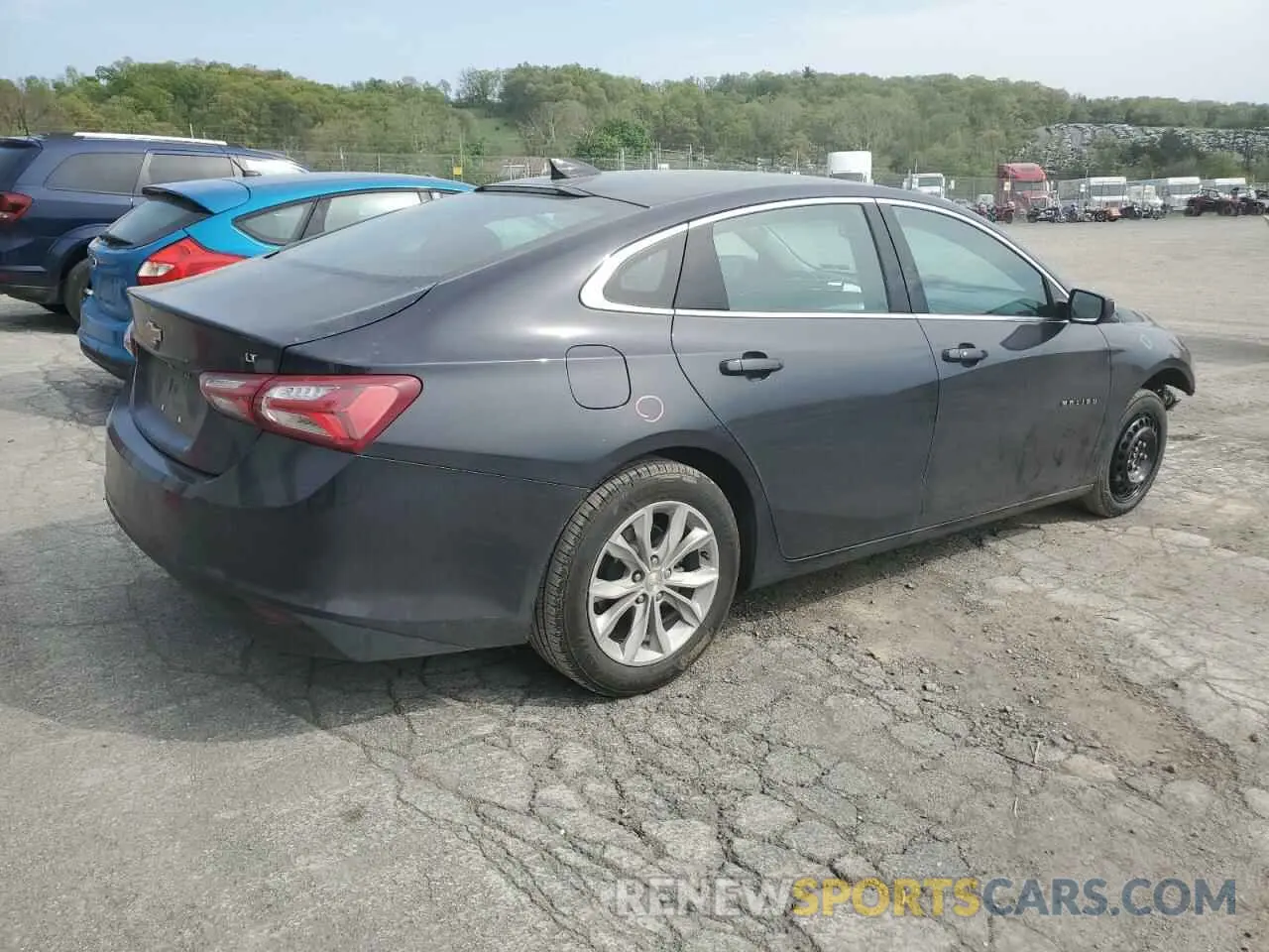 3 Photograph of a damaged car 1G1ZD5ST2NF184659 CHEVROLET MALIBU 2022