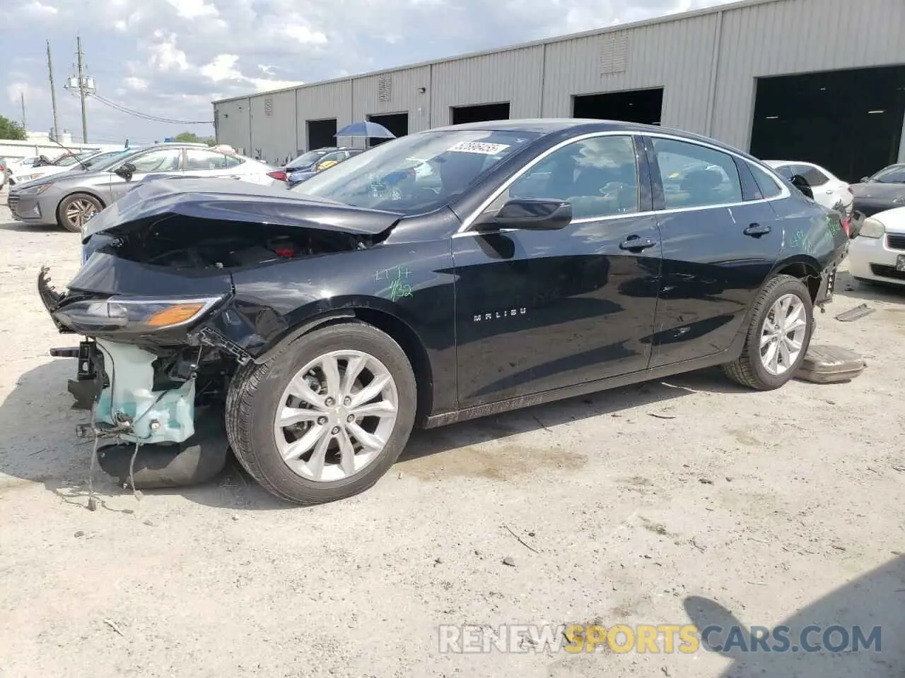 1 Photograph of a damaged car 1G1ZD5ST2NF184824 CHEVROLET MALIBU 2022