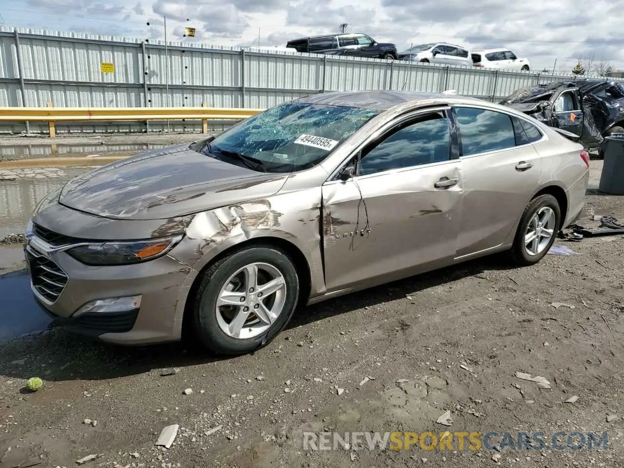 1 Photograph of a damaged car 1G1ZD5ST2NF194656 CHEVROLET MALIBU 2022