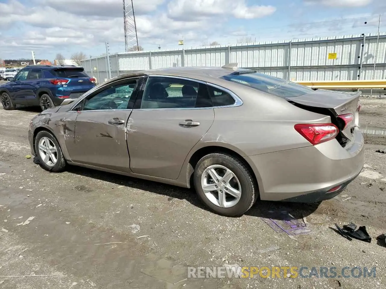 2 Photograph of a damaged car 1G1ZD5ST2NF194656 CHEVROLET MALIBU 2022