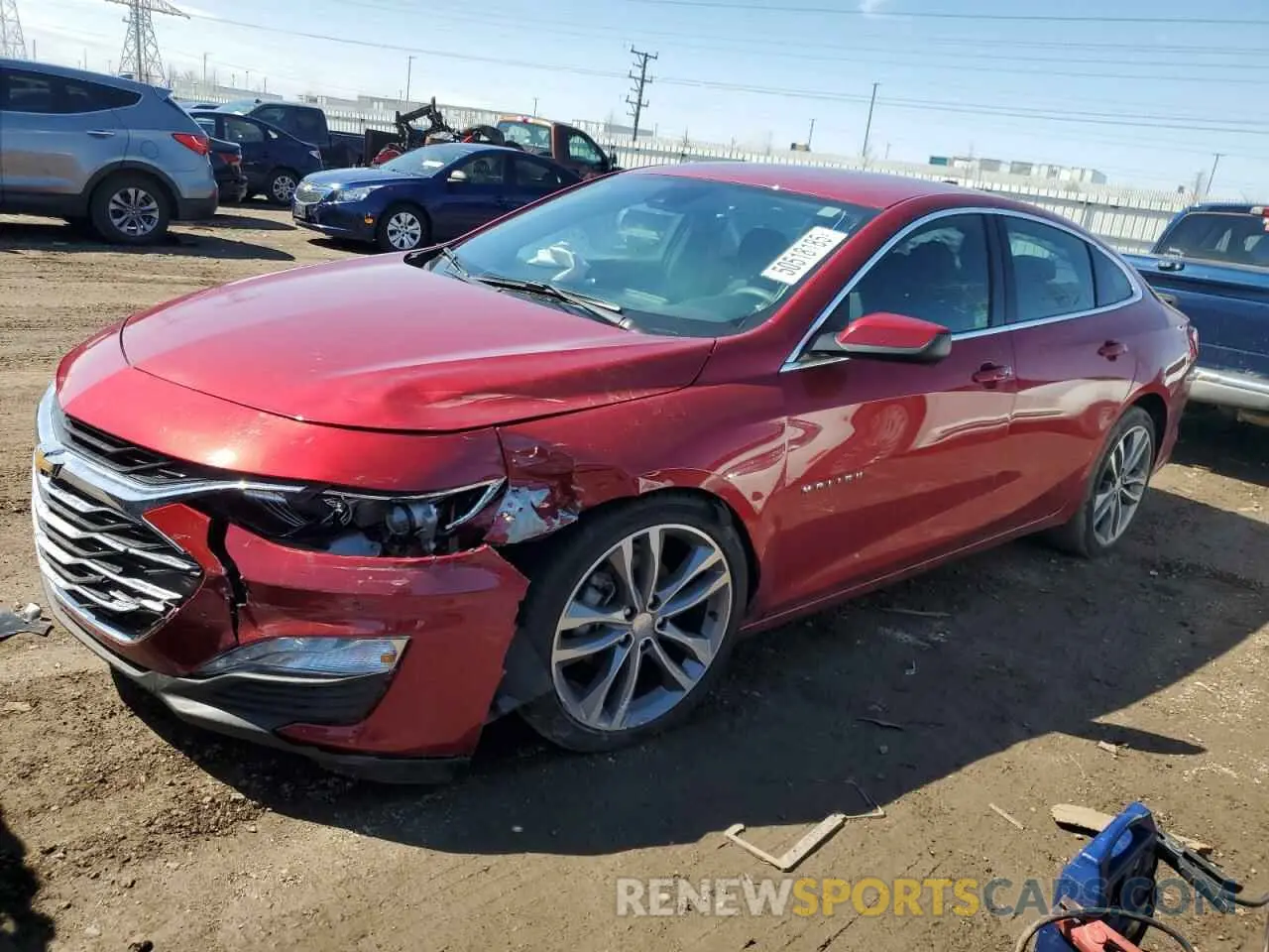 1 Photograph of a damaged car 1G1ZD5ST3NF104267 CHEVROLET MALIBU 2022