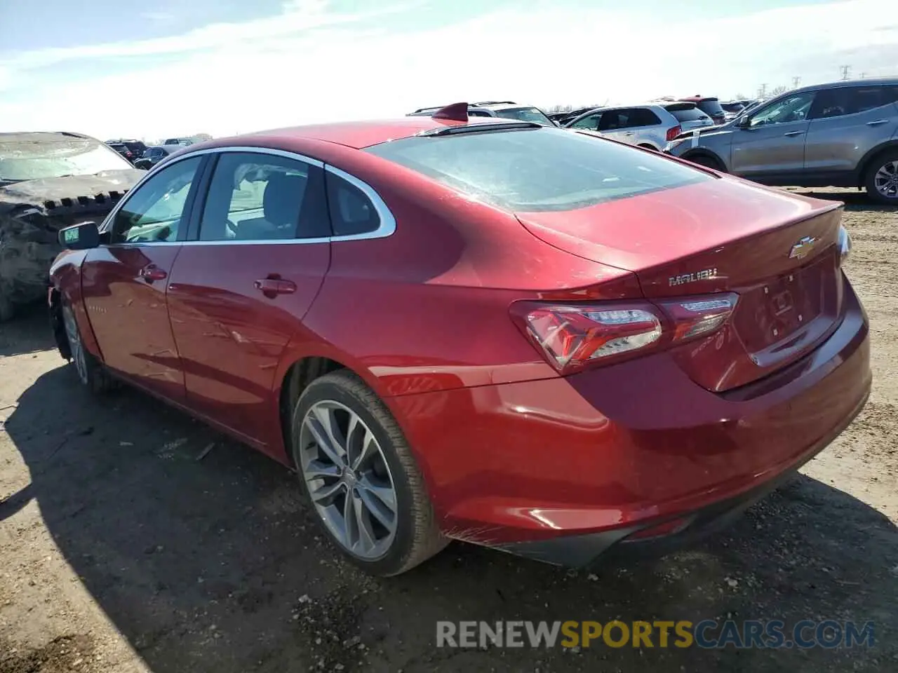 2 Photograph of a damaged car 1G1ZD5ST3NF104267 CHEVROLET MALIBU 2022