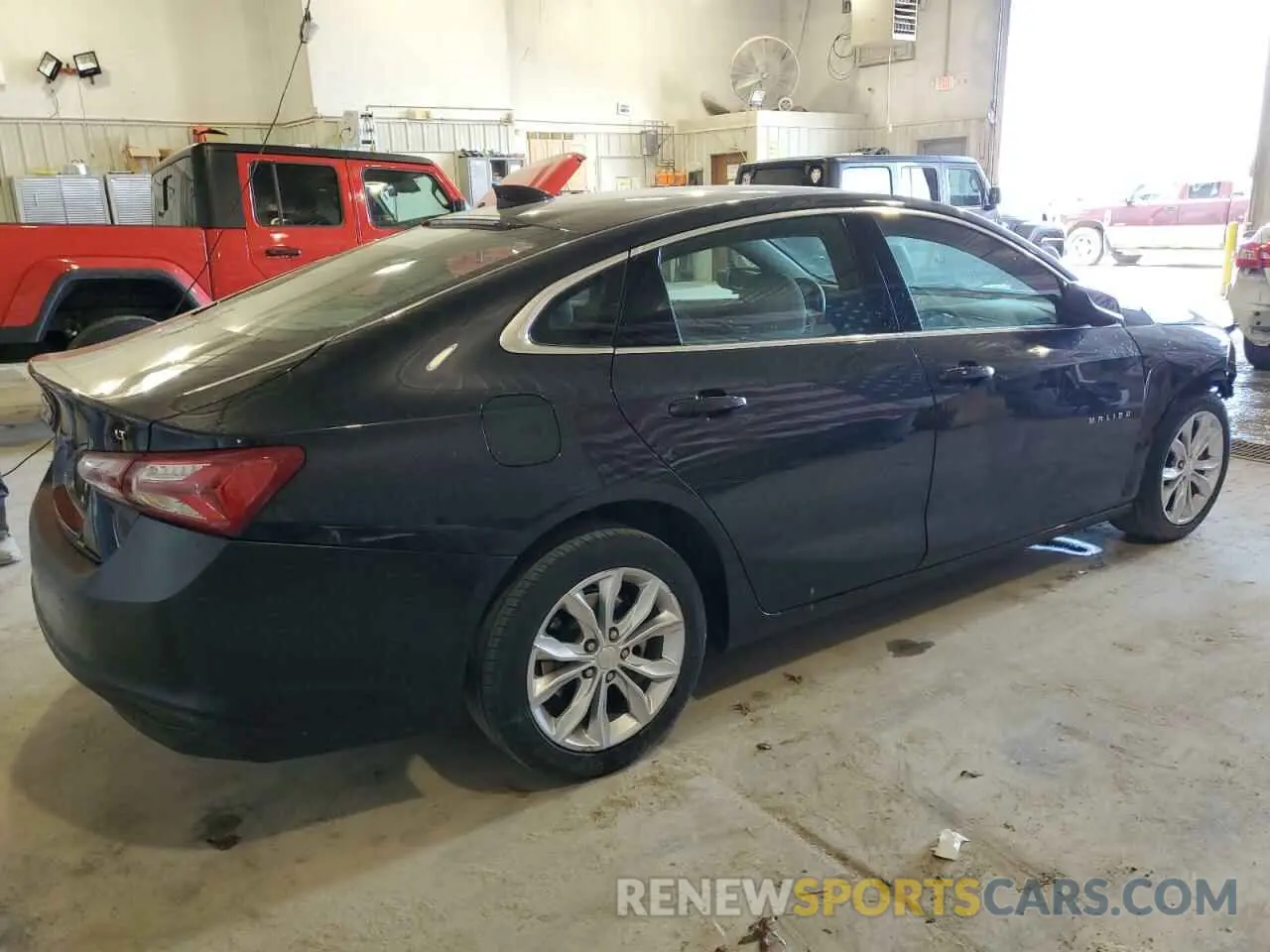 3 Photograph of a damaged car 1G1ZD5ST3NF116970 CHEVROLET MALIBU 2022