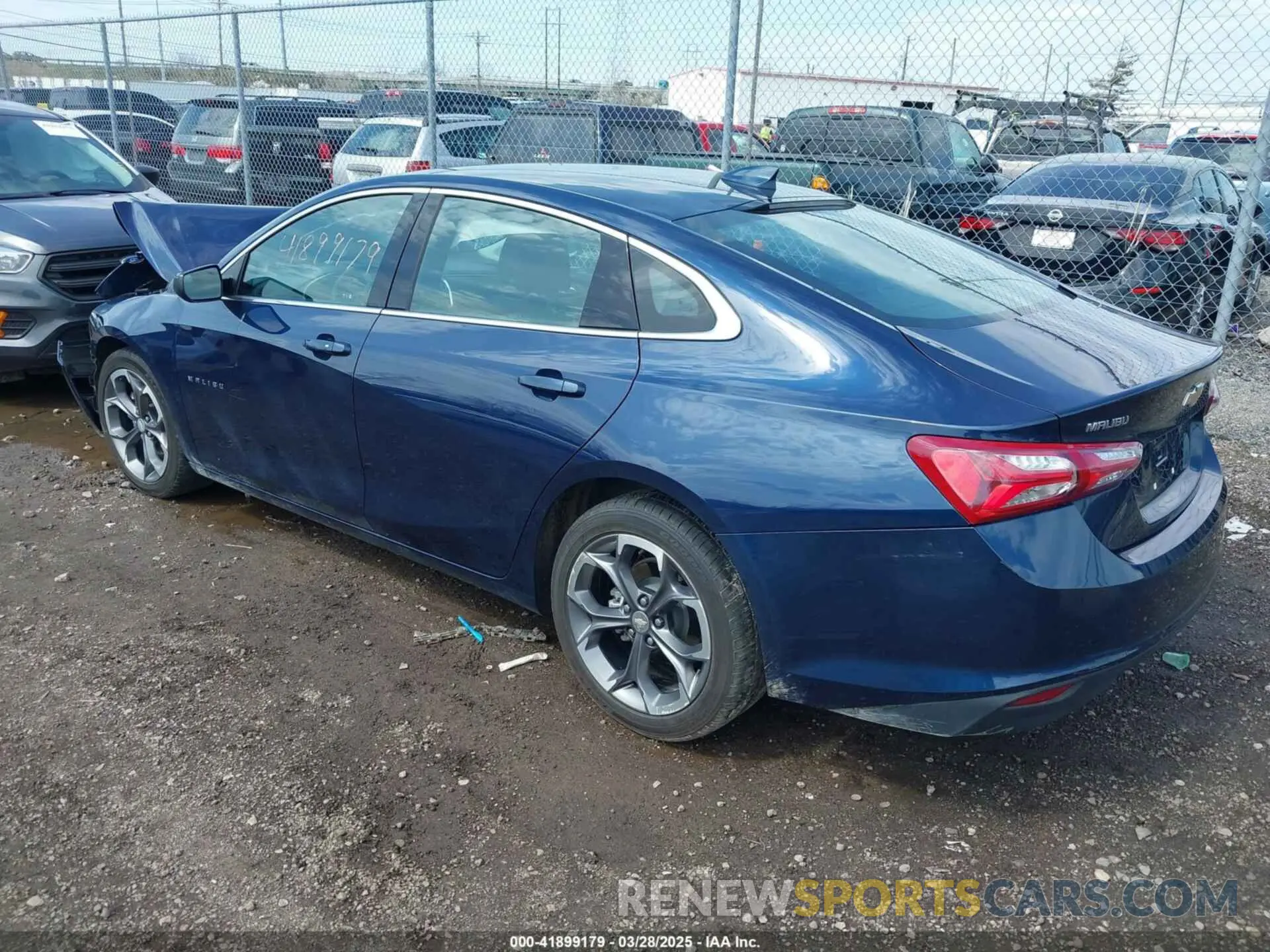 3 Photograph of a damaged car 1G1ZD5ST3NF117648 CHEVROLET MALIBU 2022