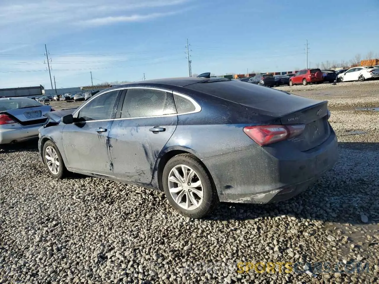 2 Photograph of a damaged car 1G1ZD5ST3NF123823 CHEVROLET MALIBU 2022