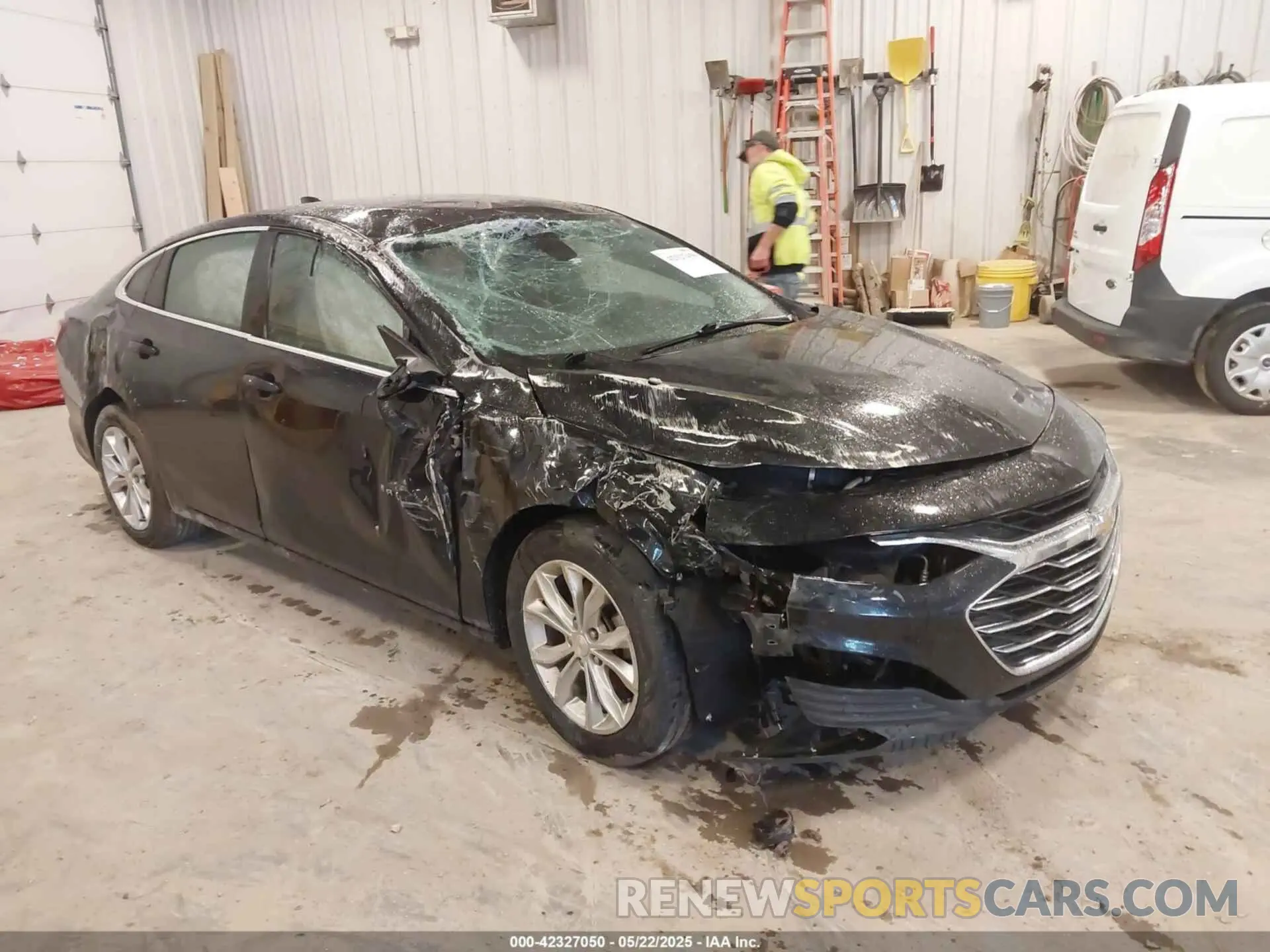 1 Photograph of a damaged car 1G1ZD5ST3NF132781 CHEVROLET MALIBU 2022