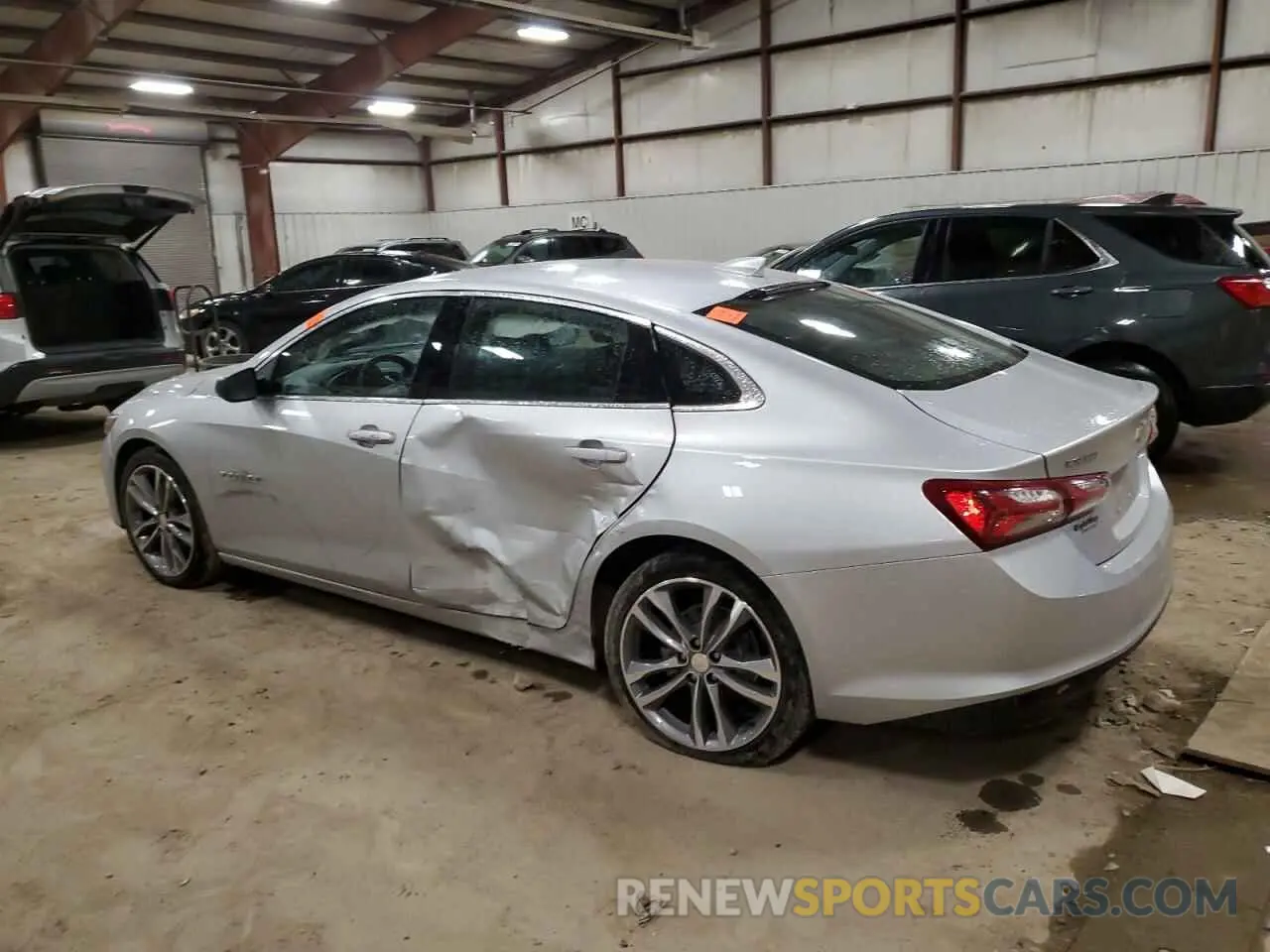 2 Photograph of a damaged car 1G1ZD5ST3NF137334 CHEVROLET MALIBU 2022