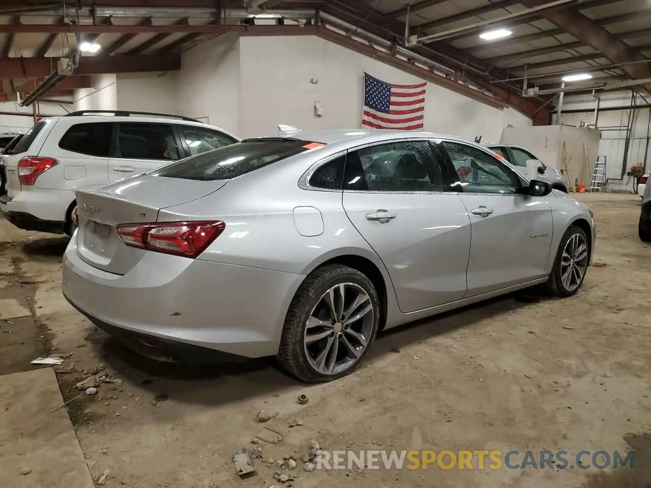 3 Photograph of a damaged car 1G1ZD5ST3NF137334 CHEVROLET MALIBU 2022