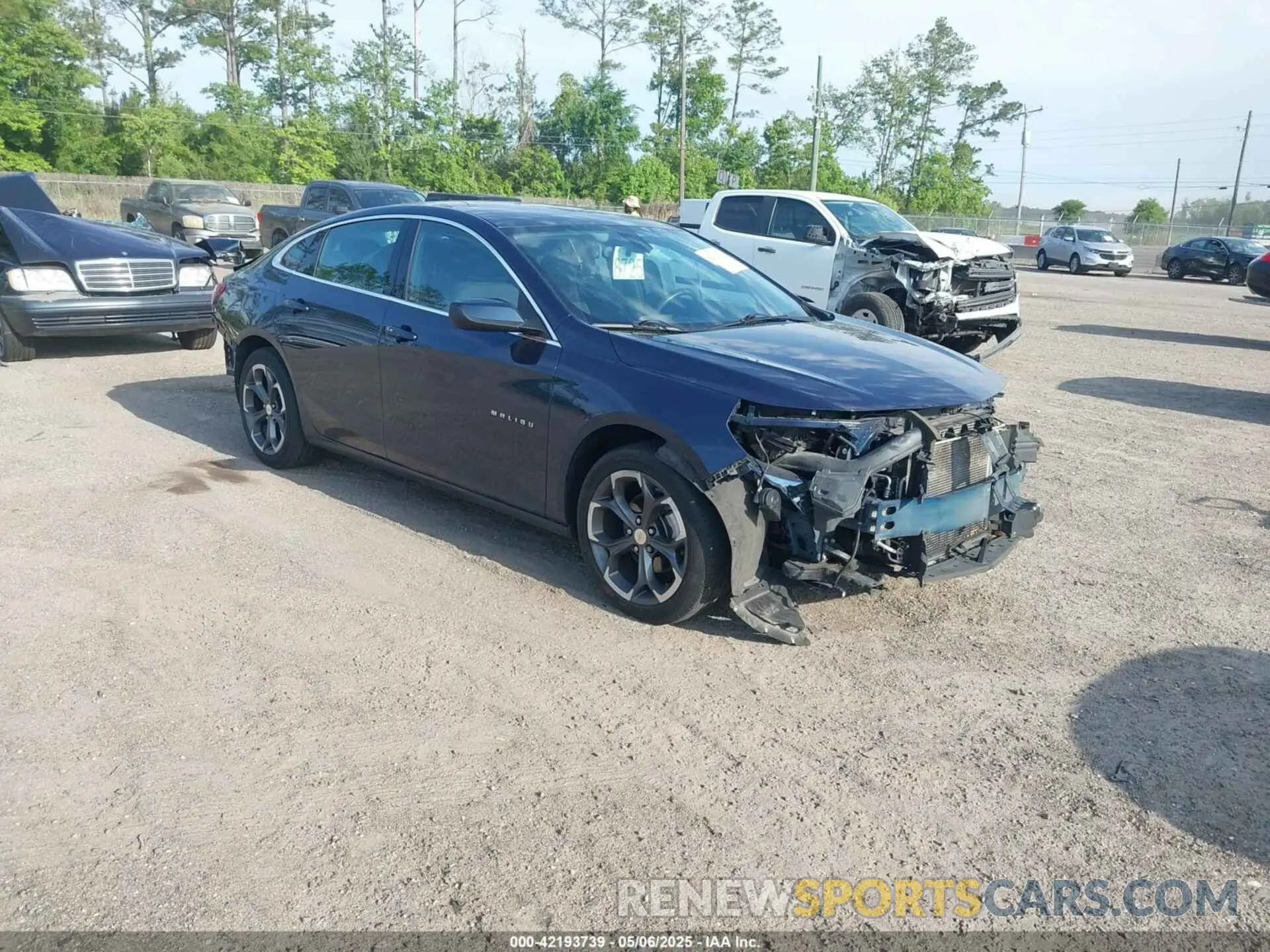 1 Photograph of a damaged car 1G1ZD5ST3NF145191 CHEVROLET MALIBU 2022