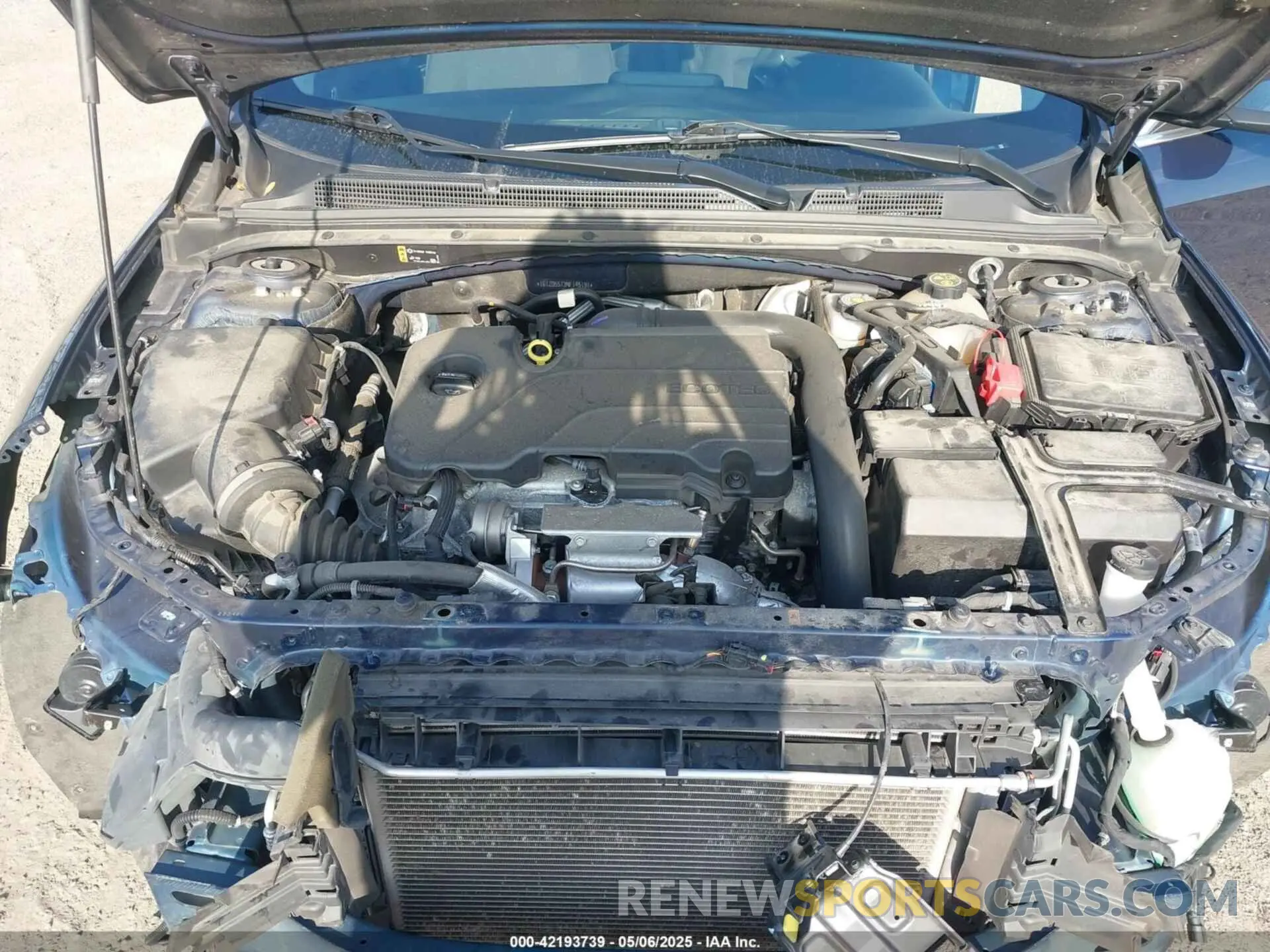 10 Photograph of a damaged car 1G1ZD5ST3NF145191 CHEVROLET MALIBU 2022