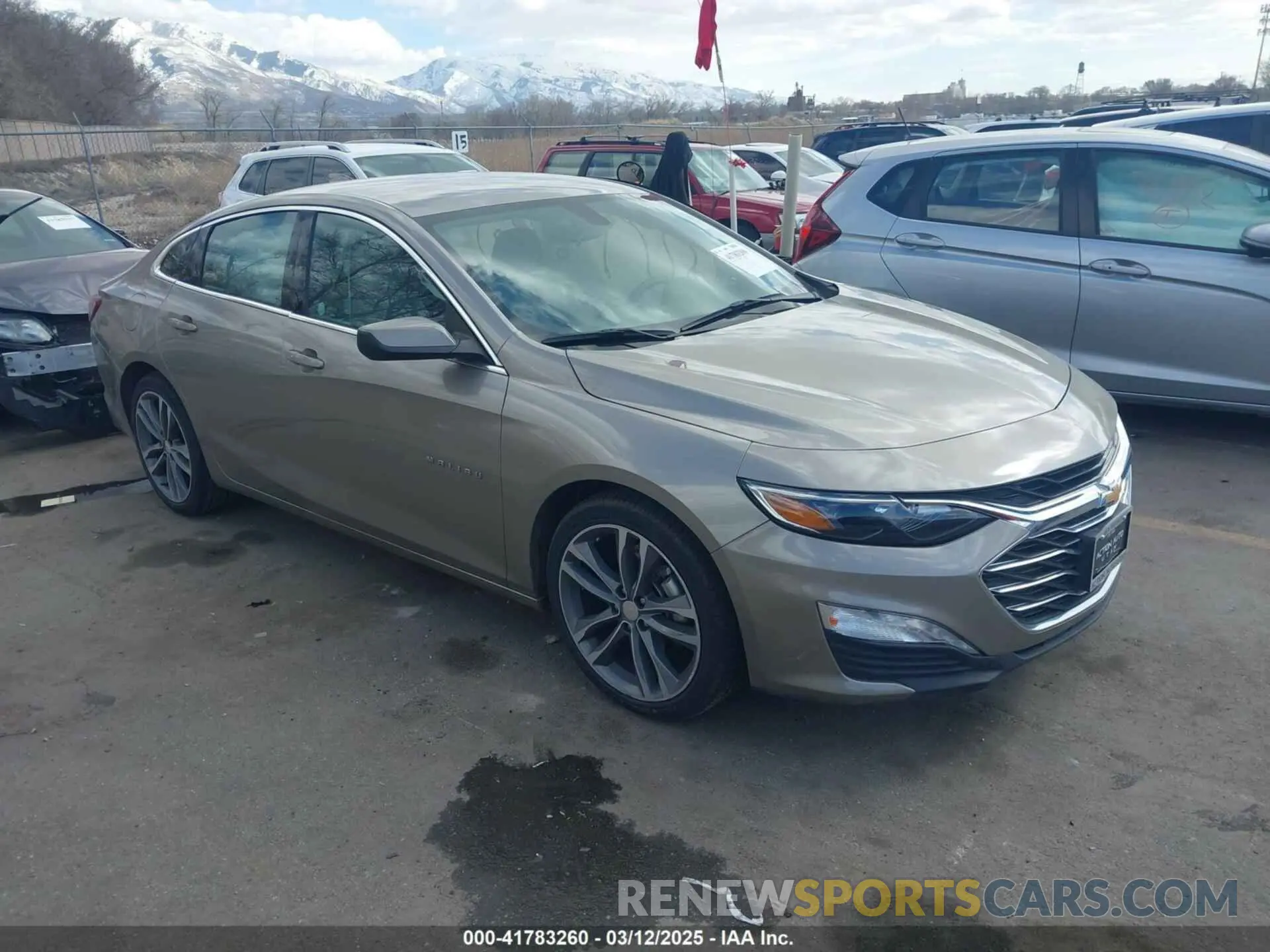 1 Photograph of a damaged car 1G1ZD5ST3NF149905 CHEVROLET MALIBU 2022