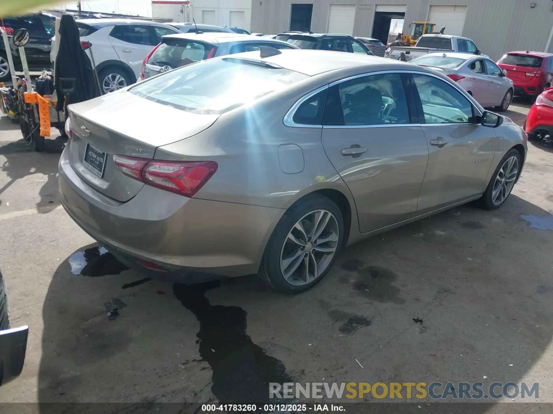4 Photograph of a damaged car 1G1ZD5ST3NF149905 CHEVROLET MALIBU 2022