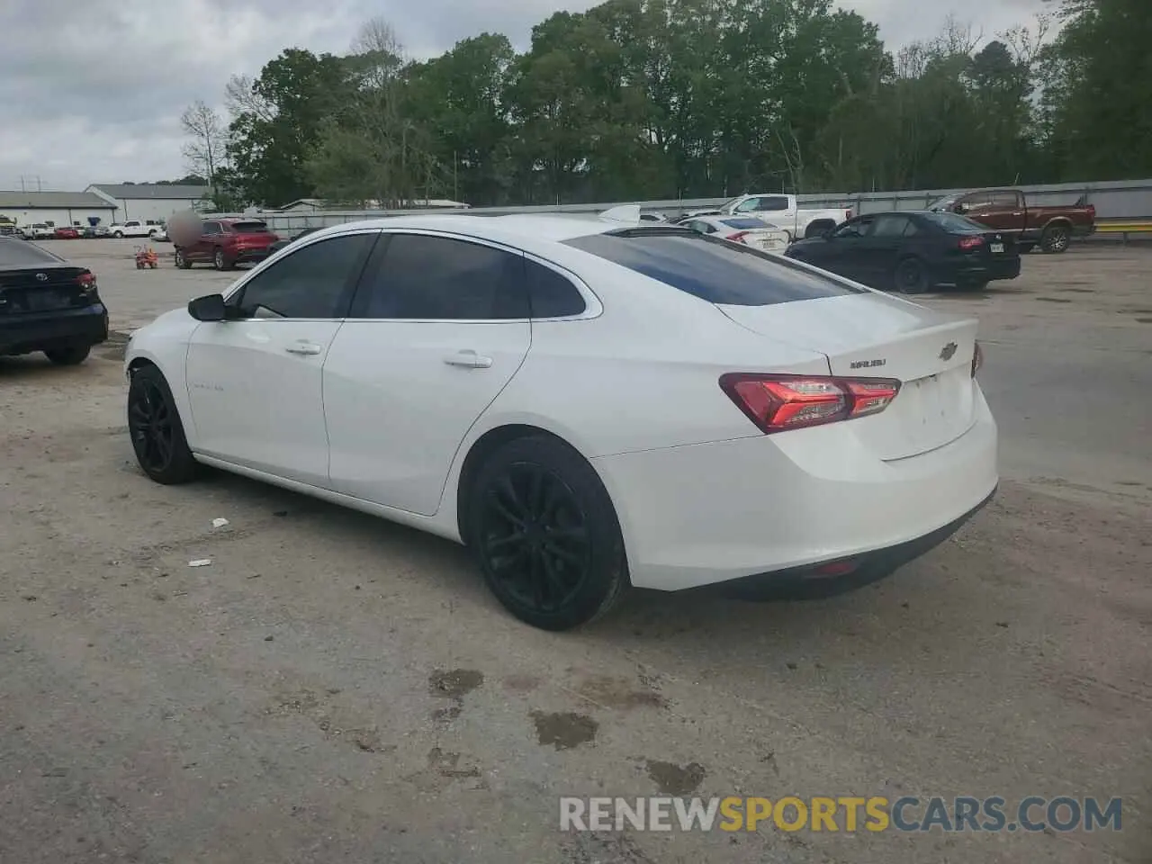 2 Photograph of a damaged car 1G1ZD5ST3NF156983 CHEVROLET MALIBU 2022