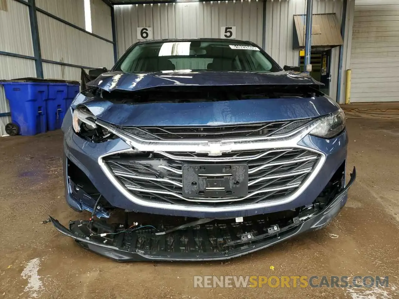 5 Photograph of a damaged car 1G1ZD5ST3NF159026 CHEVROLET MALIBU 2022