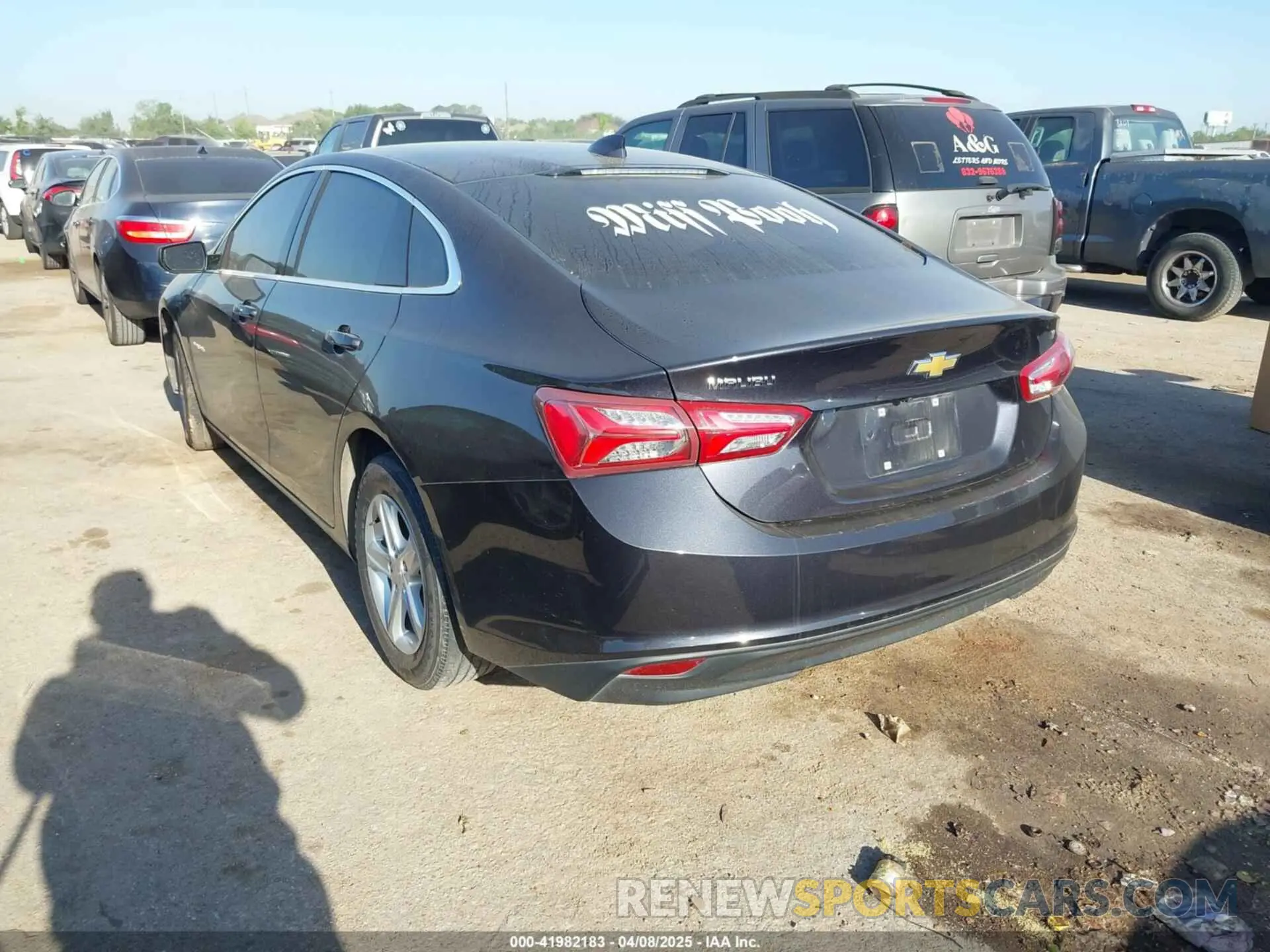 3 Photograph of a damaged car 1G1ZD5ST3NF159060 CHEVROLET MALIBU 2022