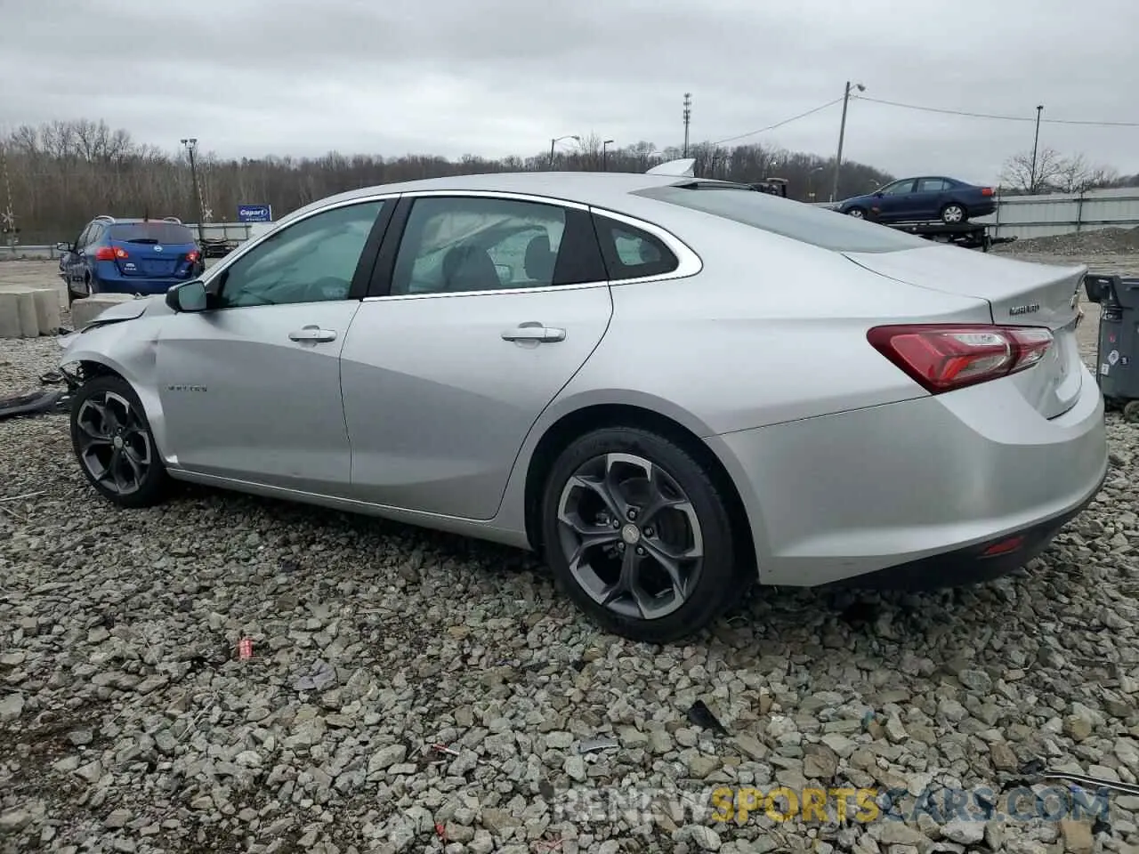 2 Photograph of a damaged car 1G1ZD5ST3NF169121 CHEVROLET MALIBU 2022
