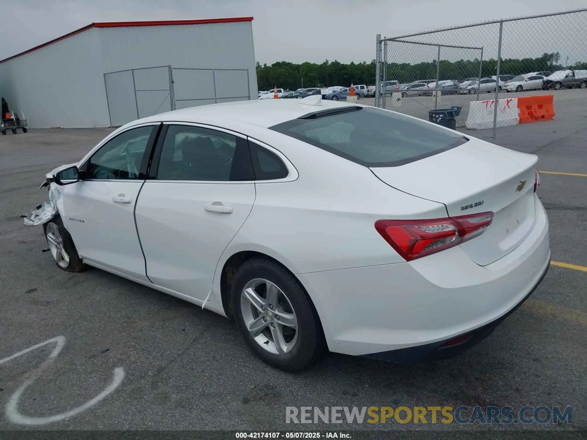 3 Photograph of a damaged car 1G1ZD5ST3NF171564 CHEVROLET MALIBU 2022