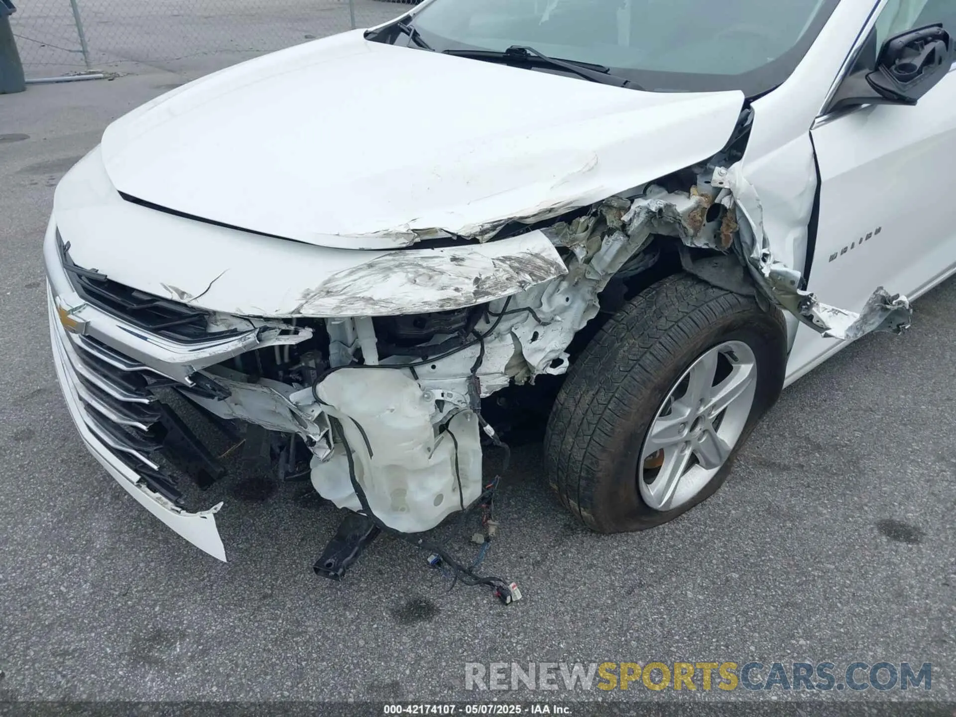 6 Photograph of a damaged car 1G1ZD5ST3NF171564 CHEVROLET MALIBU 2022