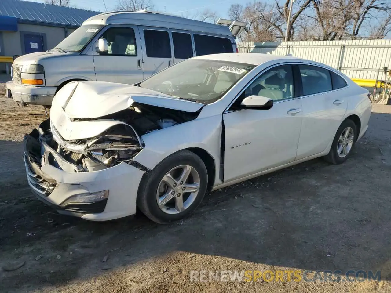 1 Photograph of a damaged car 1G1ZD5ST3NF175825 CHEVROLET MALIBU 2022