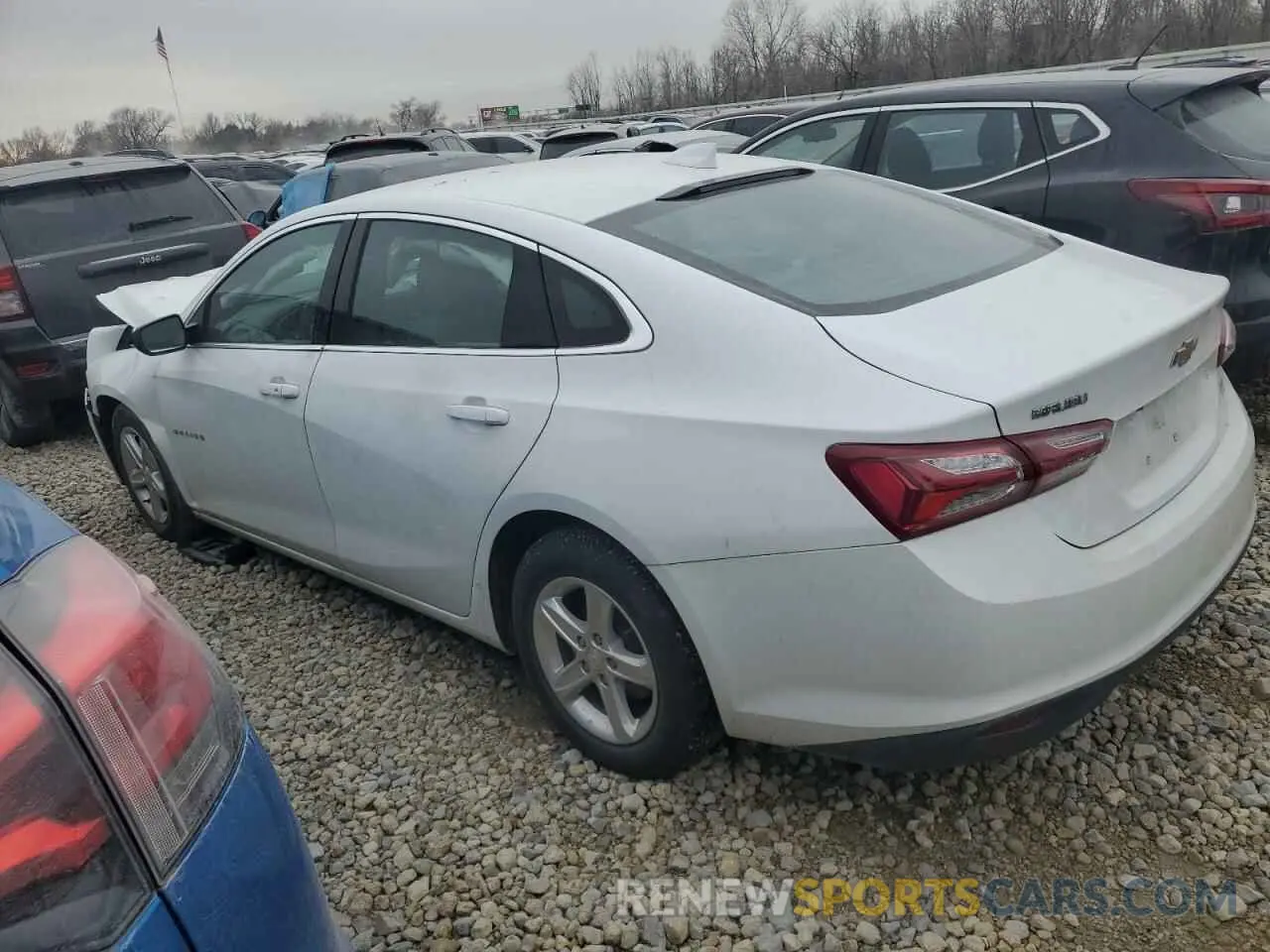 2 Photograph of a damaged car 1G1ZD5ST3NF175825 CHEVROLET MALIBU 2022