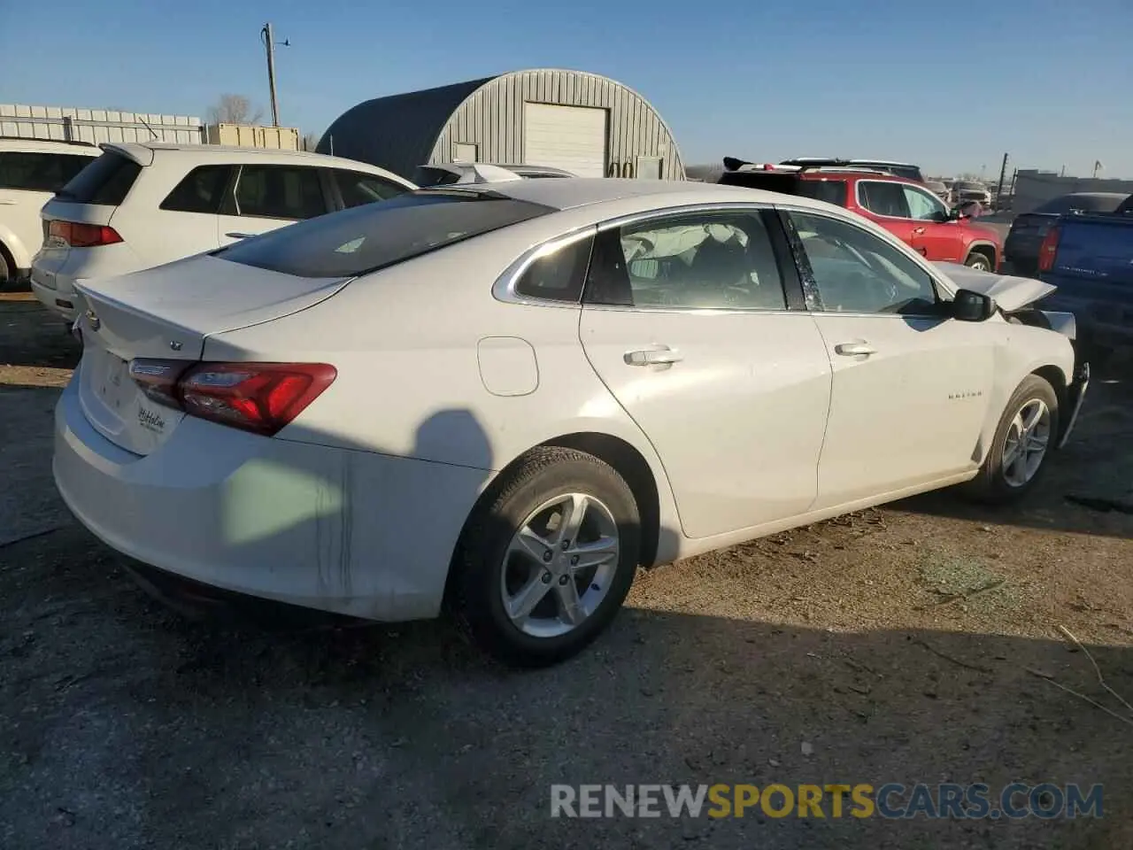 3 Photograph of a damaged car 1G1ZD5ST3NF175825 CHEVROLET MALIBU 2022