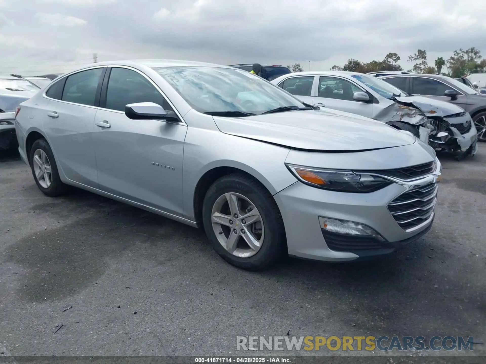 1 Photograph of a damaged car 1G1ZD5ST3NF177137 CHEVROLET MALIBU 2022