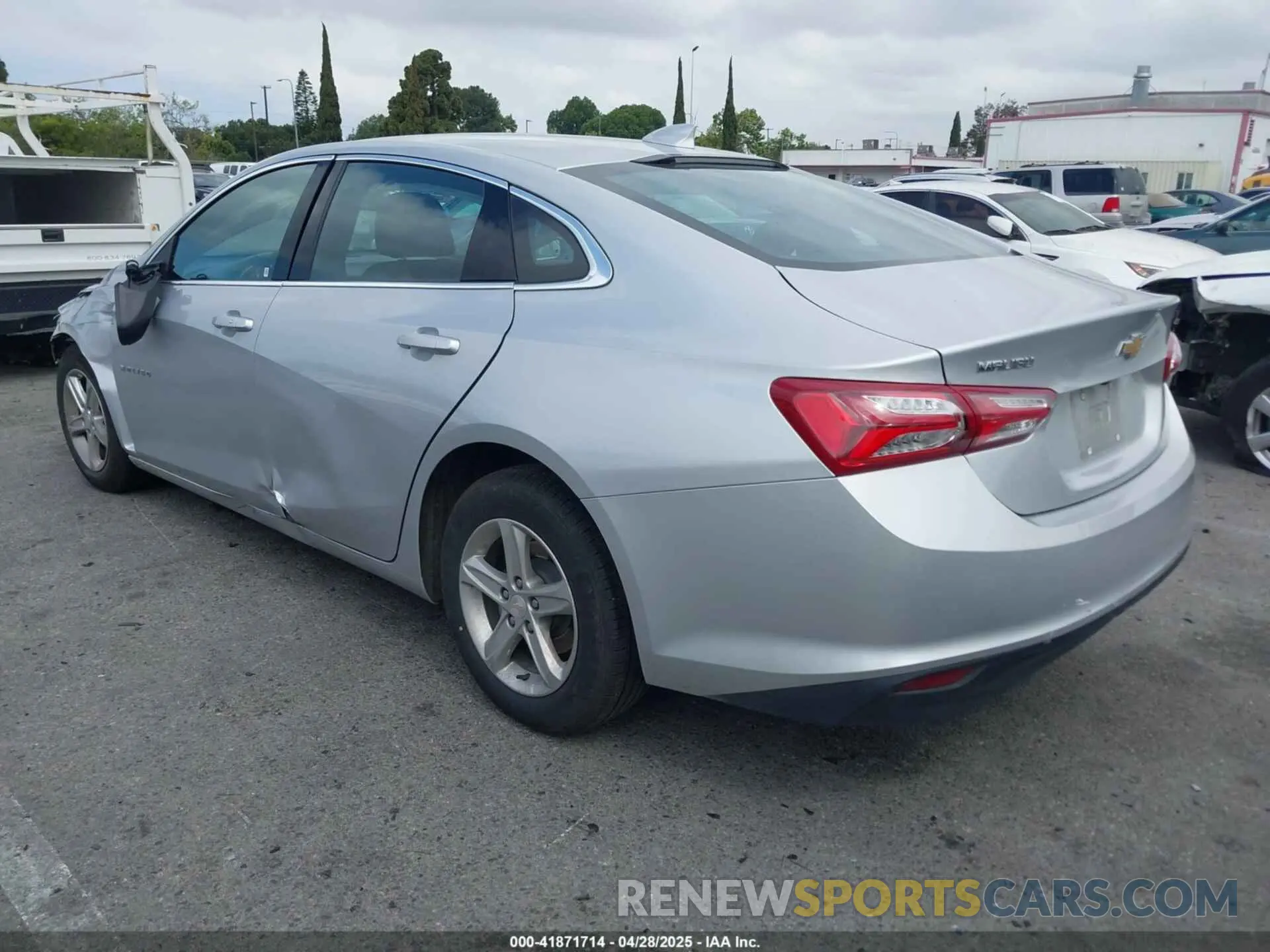 3 Photograph of a damaged car 1G1ZD5ST3NF177137 CHEVROLET MALIBU 2022
