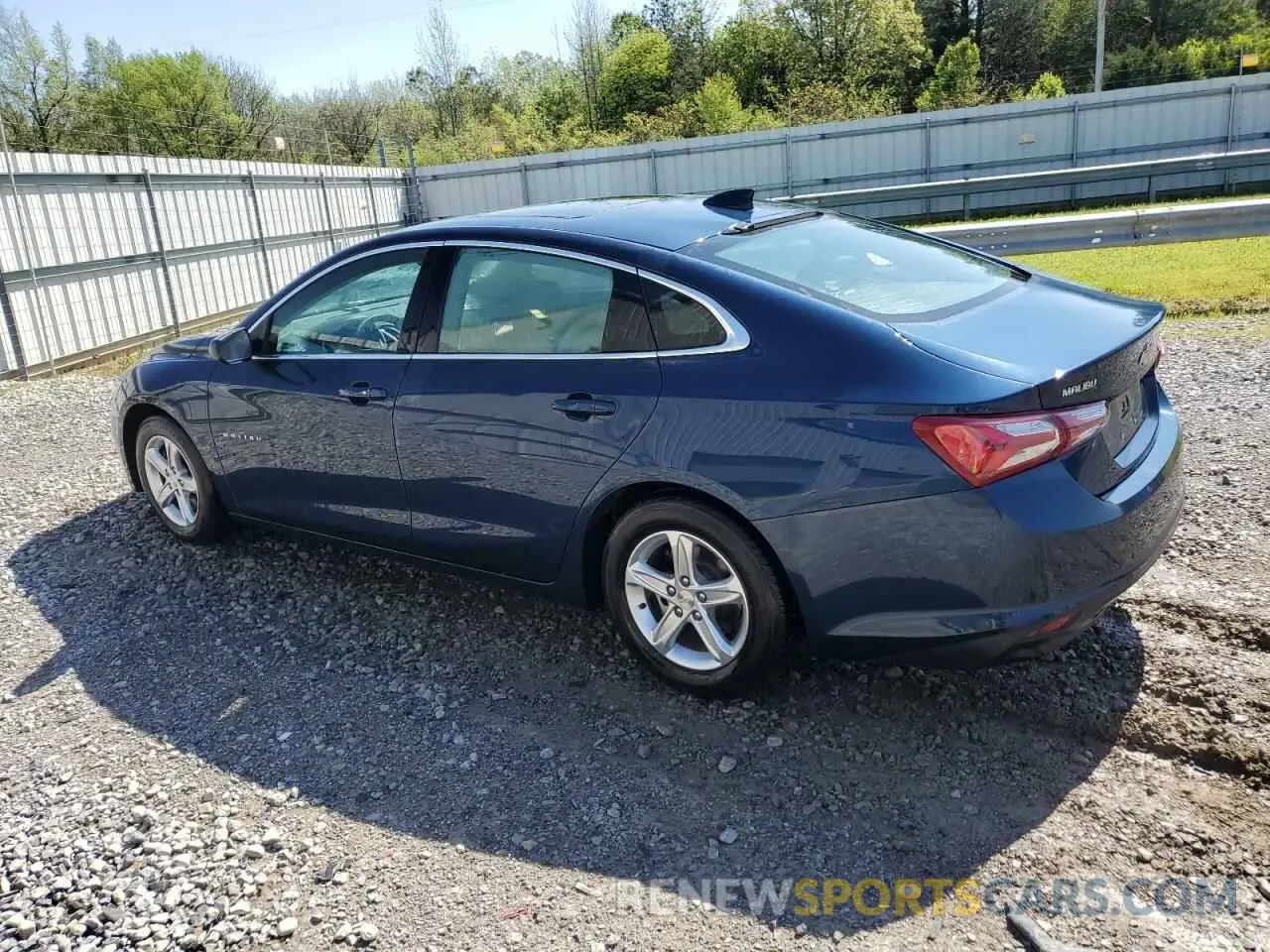 2 Photograph of a damaged car 1G1ZD5ST3NF180457 CHEVROLET MALIBU 2022