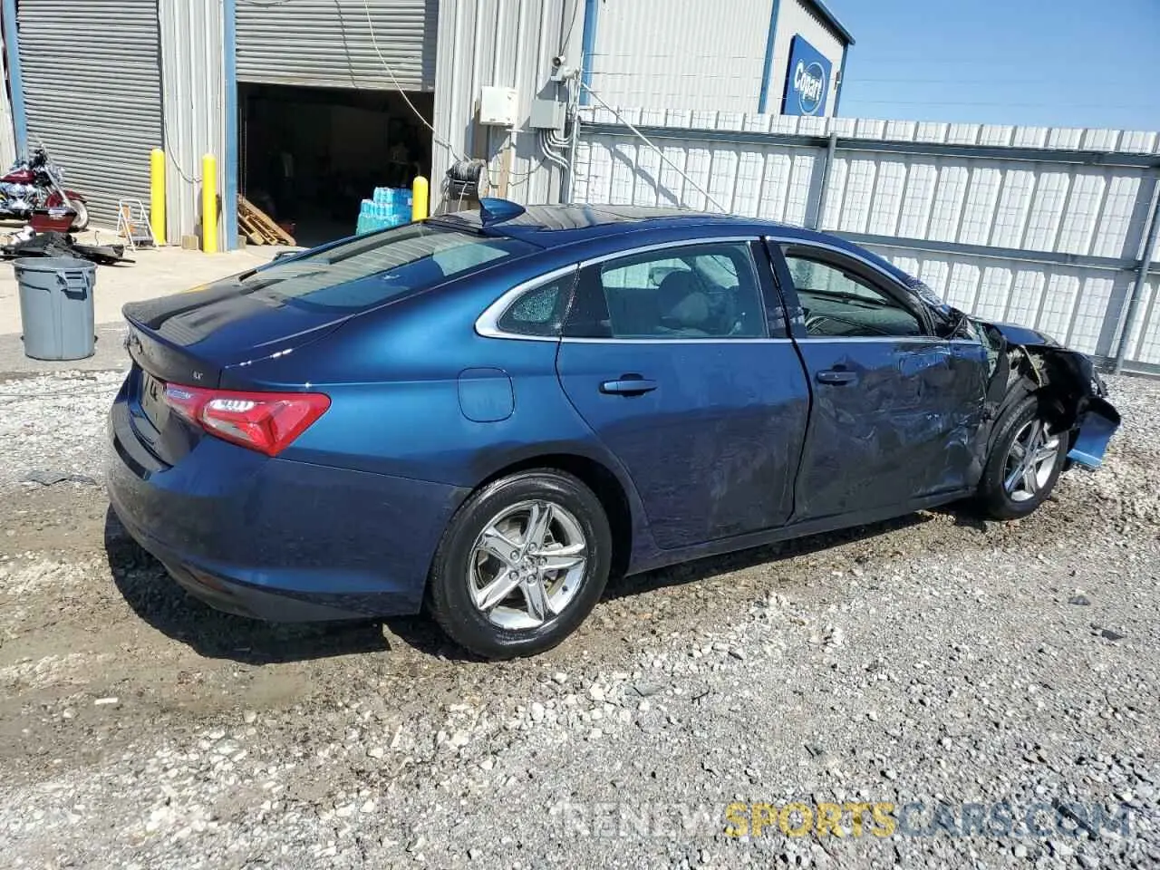 3 Photograph of a damaged car 1G1ZD5ST3NF180457 CHEVROLET MALIBU 2022