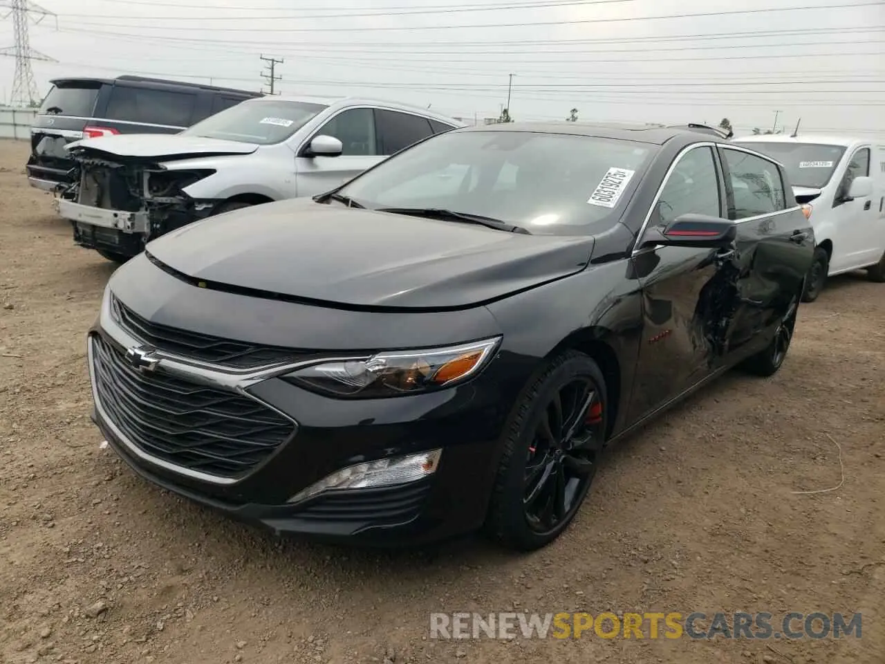 1 Photograph of a damaged car 1G1ZD5ST3NF183570 CHEVROLET MALIBU 2022