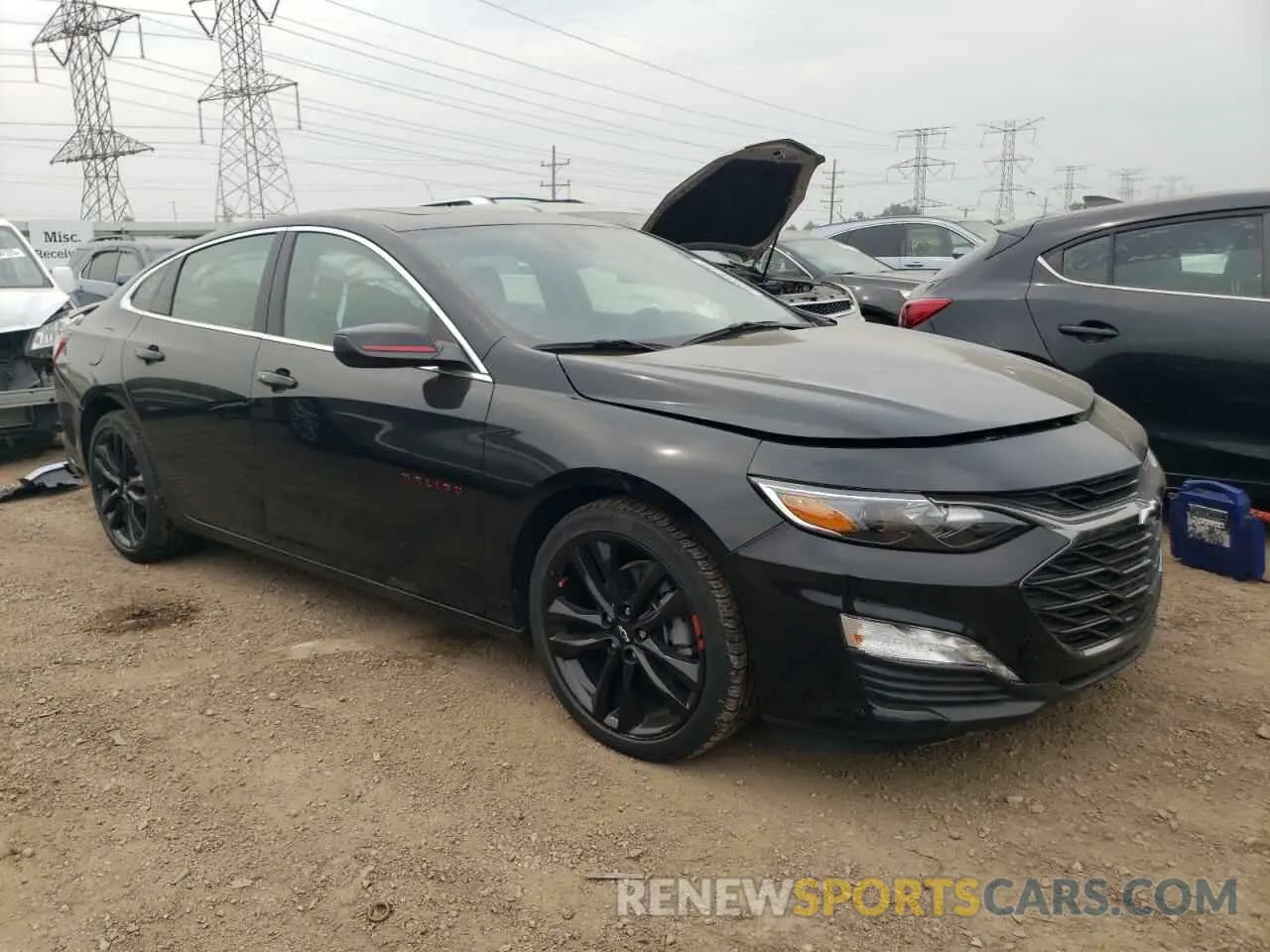 4 Photograph of a damaged car 1G1ZD5ST3NF183570 CHEVROLET MALIBU 2022