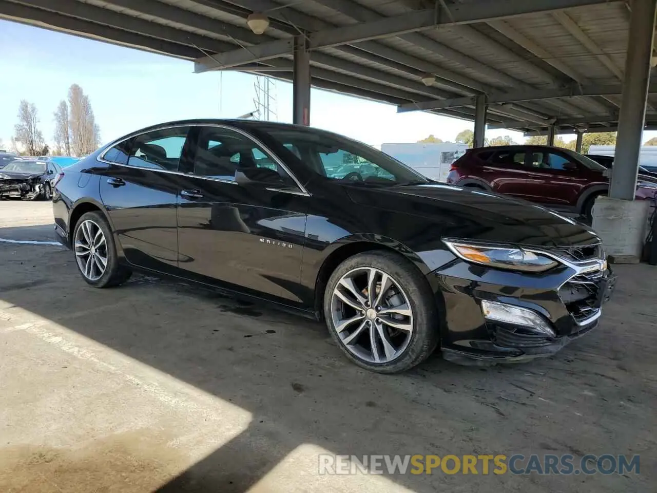 4 Photograph of a damaged car 1G1ZD5ST3NF185206 CHEVROLET MALIBU 2022