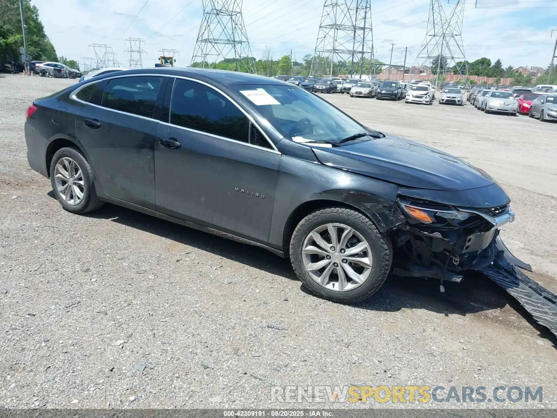 1 Photograph of a damaged car 1G1ZD5ST3NF194309 CHEVROLET MALIBU 2022