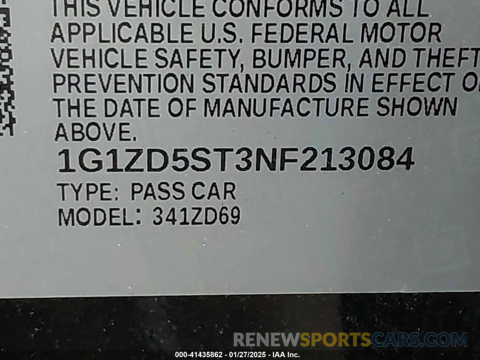 9 Photograph of a damaged car 1G1ZD5ST3NF213084 CHEVROLET MALIBU 2022