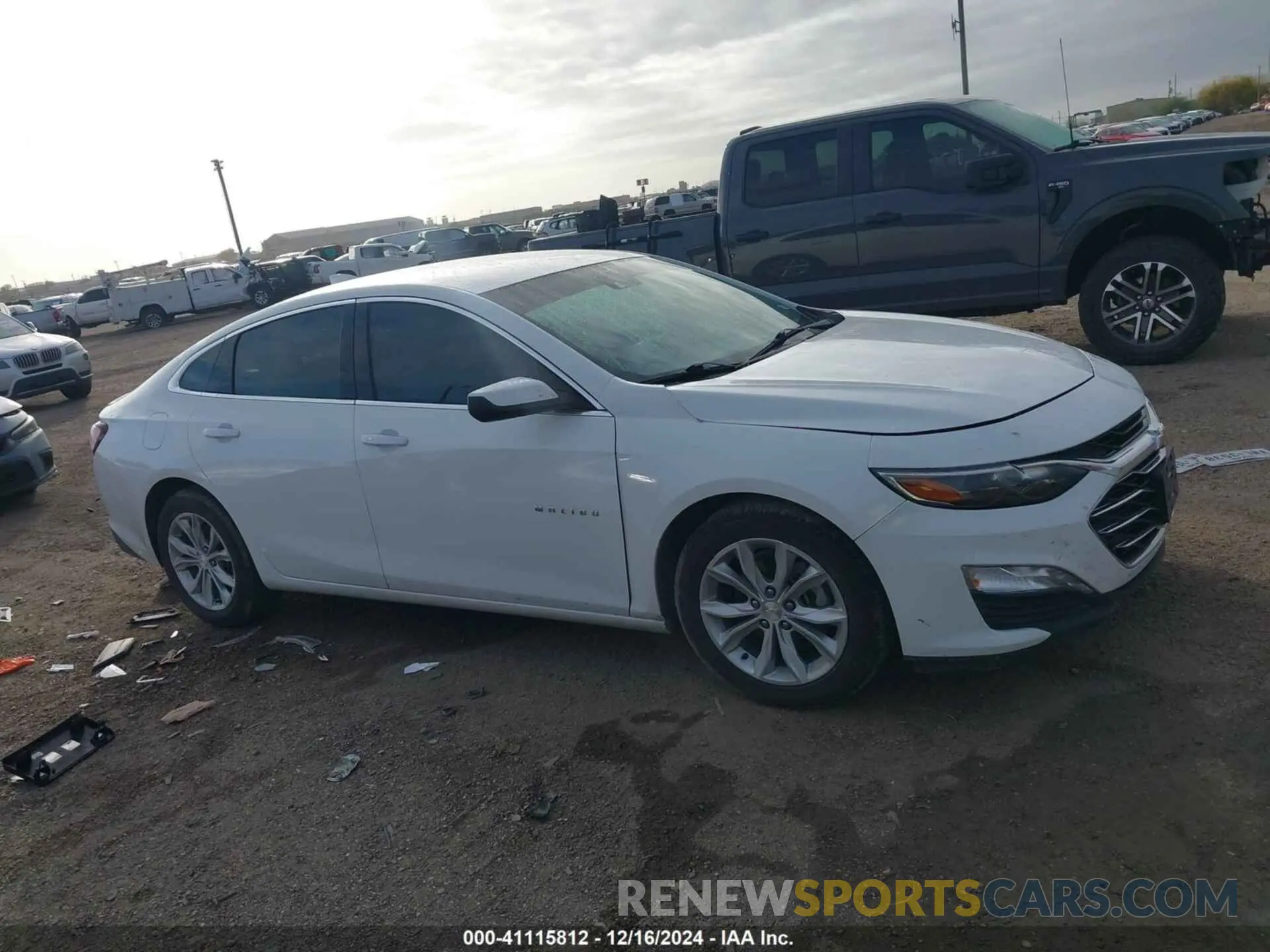 13 Photograph of a damaged car 1G1ZD5ST4NF107792 CHEVROLET MALIBU 2022