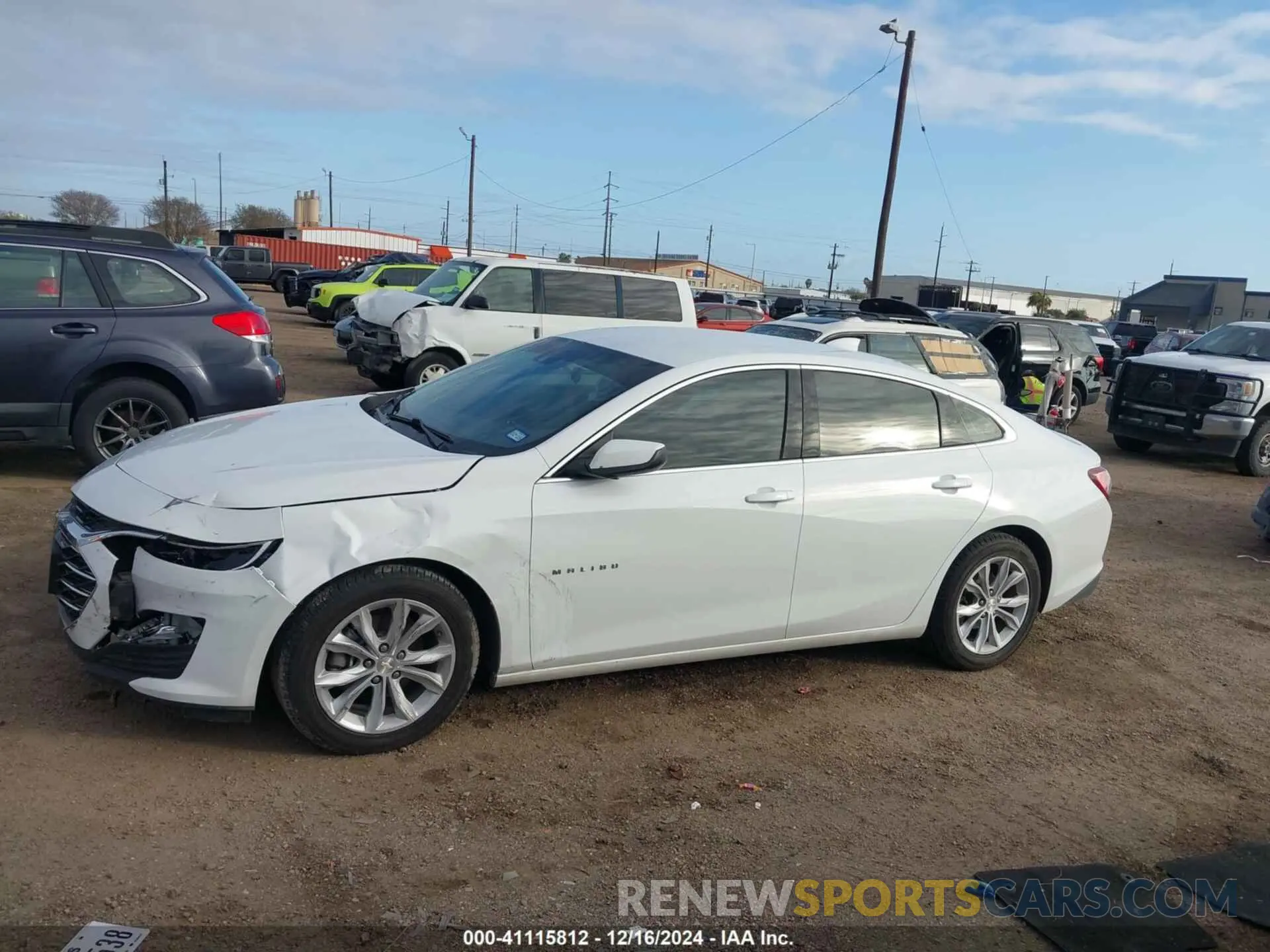 14 Photograph of a damaged car 1G1ZD5ST4NF107792 CHEVROLET MALIBU 2022