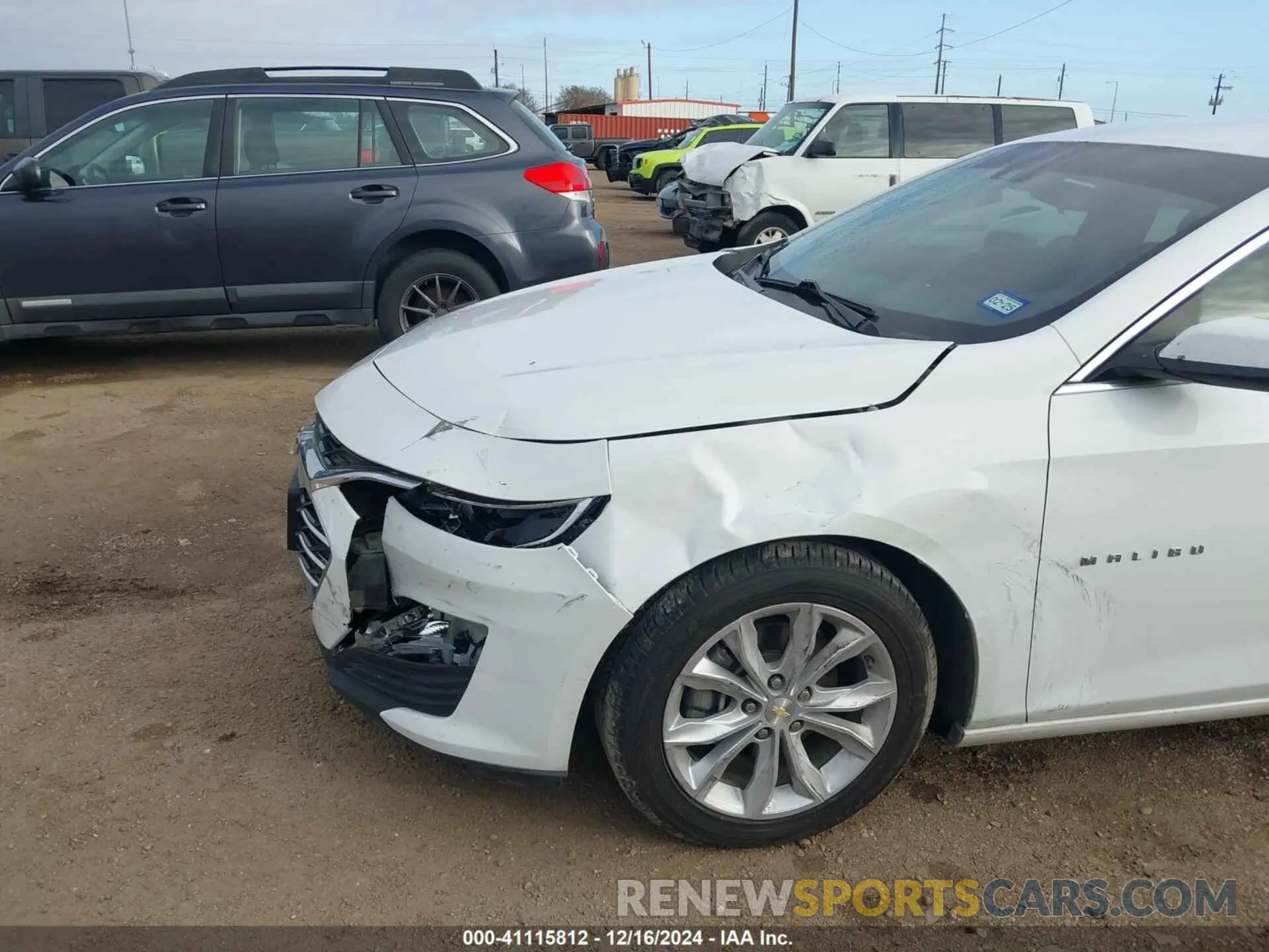 6 Photograph of a damaged car 1G1ZD5ST4NF107792 CHEVROLET MALIBU 2022