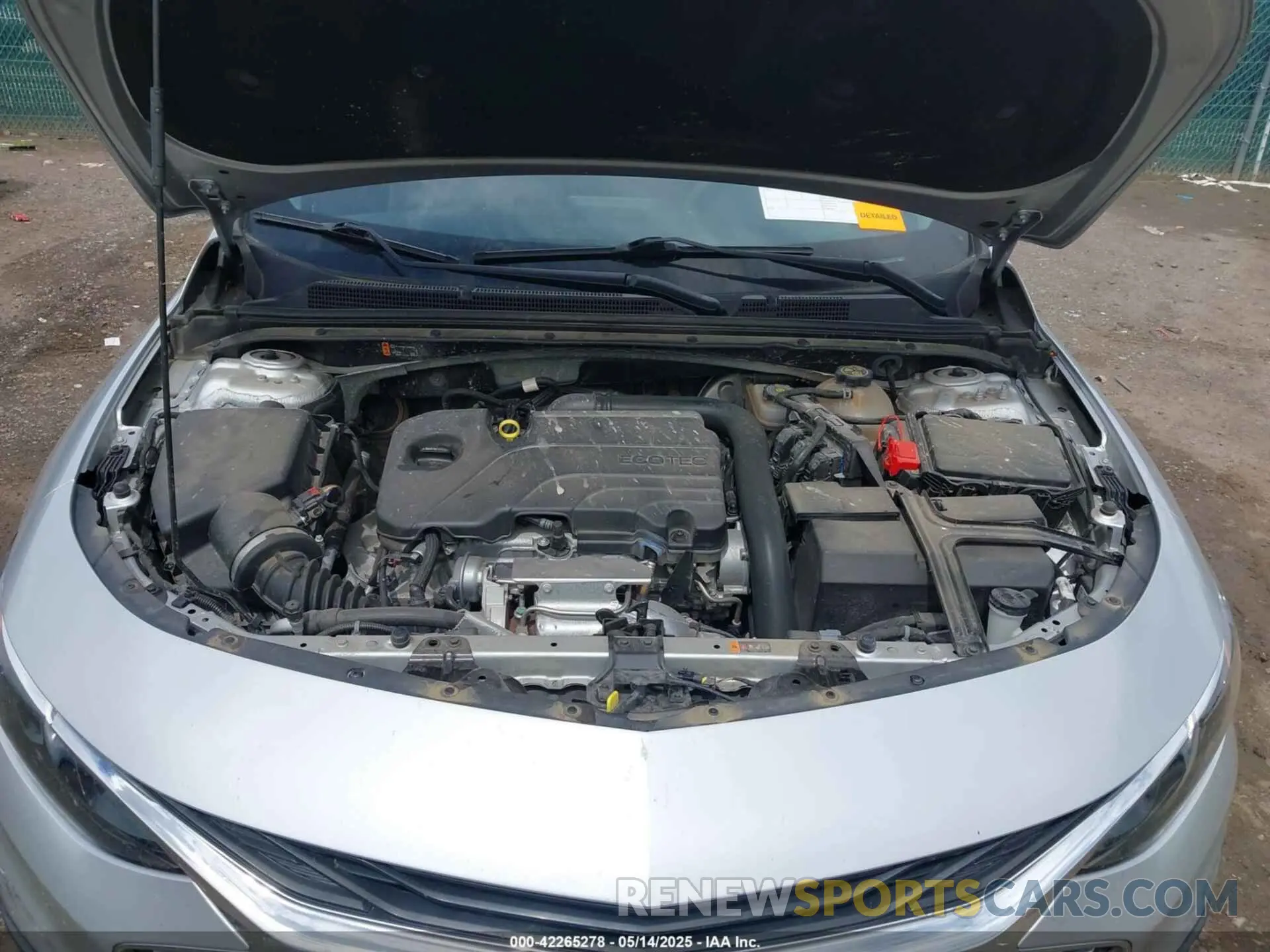 10 Photograph of a damaged car 1G1ZD5ST4NF108201 CHEVROLET MALIBU 2022