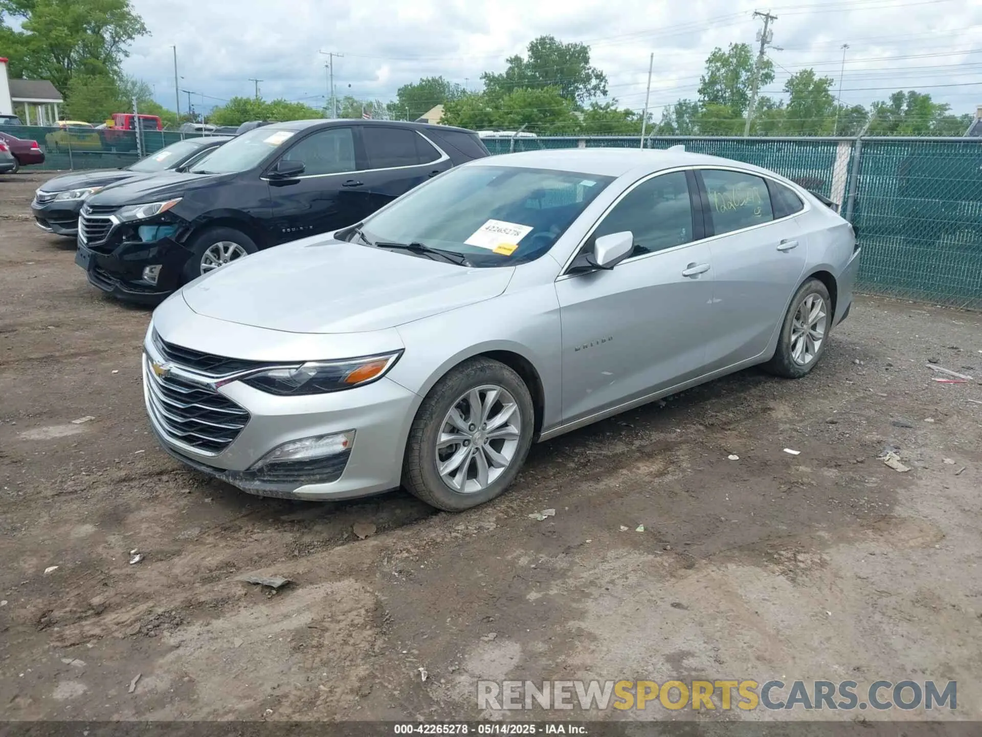 2 Photograph of a damaged car 1G1ZD5ST4NF108201 CHEVROLET MALIBU 2022